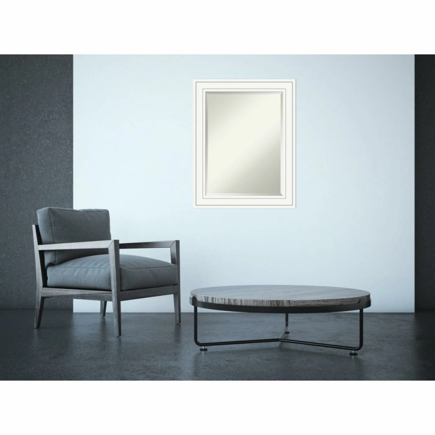 Best deal π₯° Amanti Art Craftsman White Wall Mirror - 23W X 29H In. π - Image 4