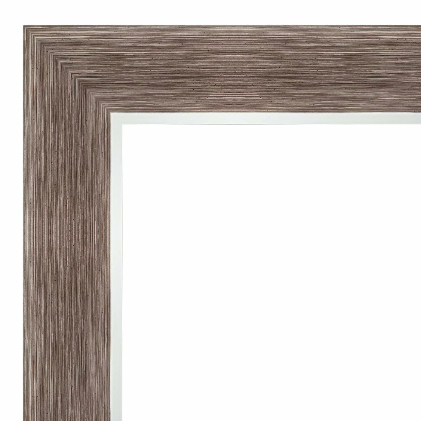 Best deal π Amanti Art Noble Mocha Framed Non-Beveled Bathroom Vanity Wall Mirror - 21.5 X 27.5 In π - Image 4