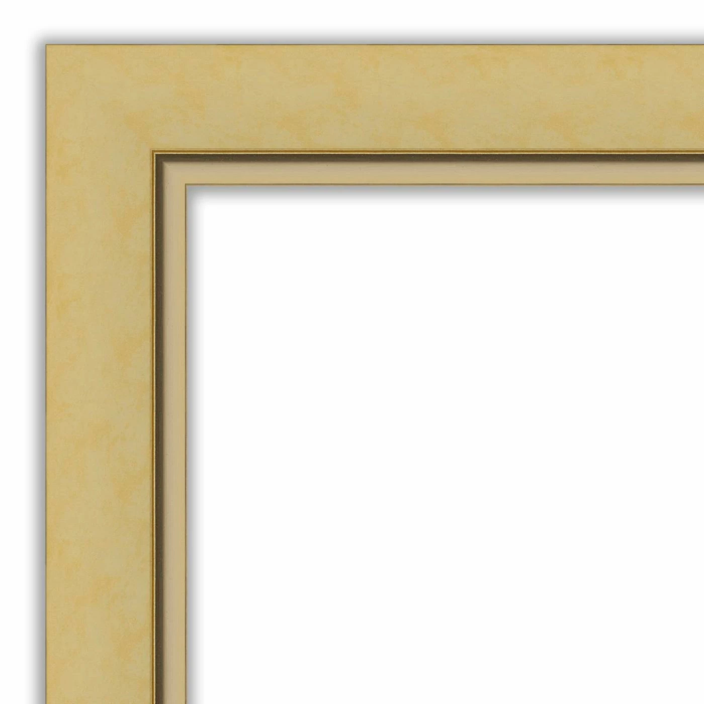 Best Sale π Amanti Art Landon Gold Narrow Framed Non-Beveled Bathroom Vanity Wall Mirror - 21.5 X 27.5 In π€© - Image 4
