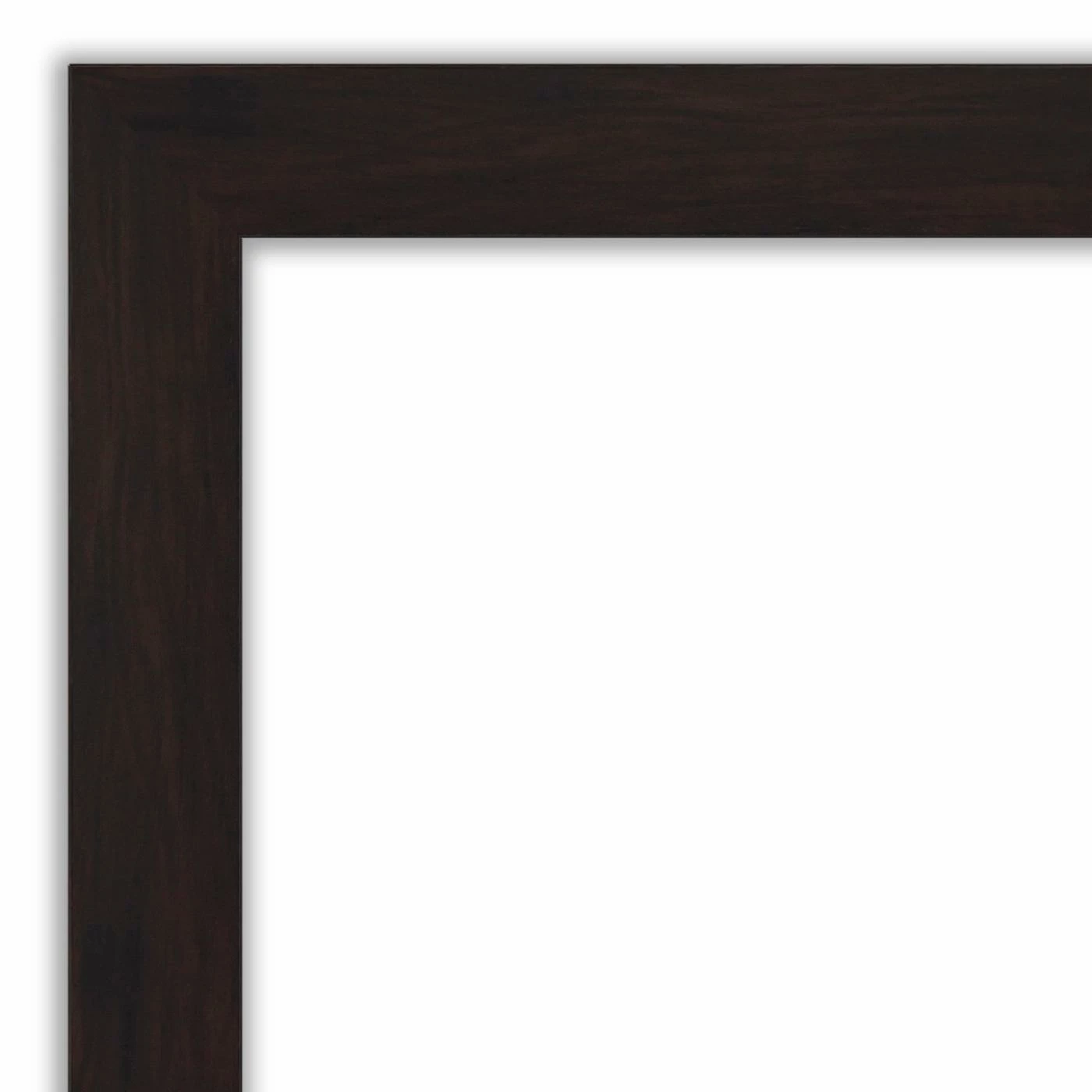 Best Pirce π₯° Amanti Art Furniture Espresso Narrow Framed Non-Beveled Bathroom Vanity Wall Mirror - 21.5 X 27.5 In π― - Image 4