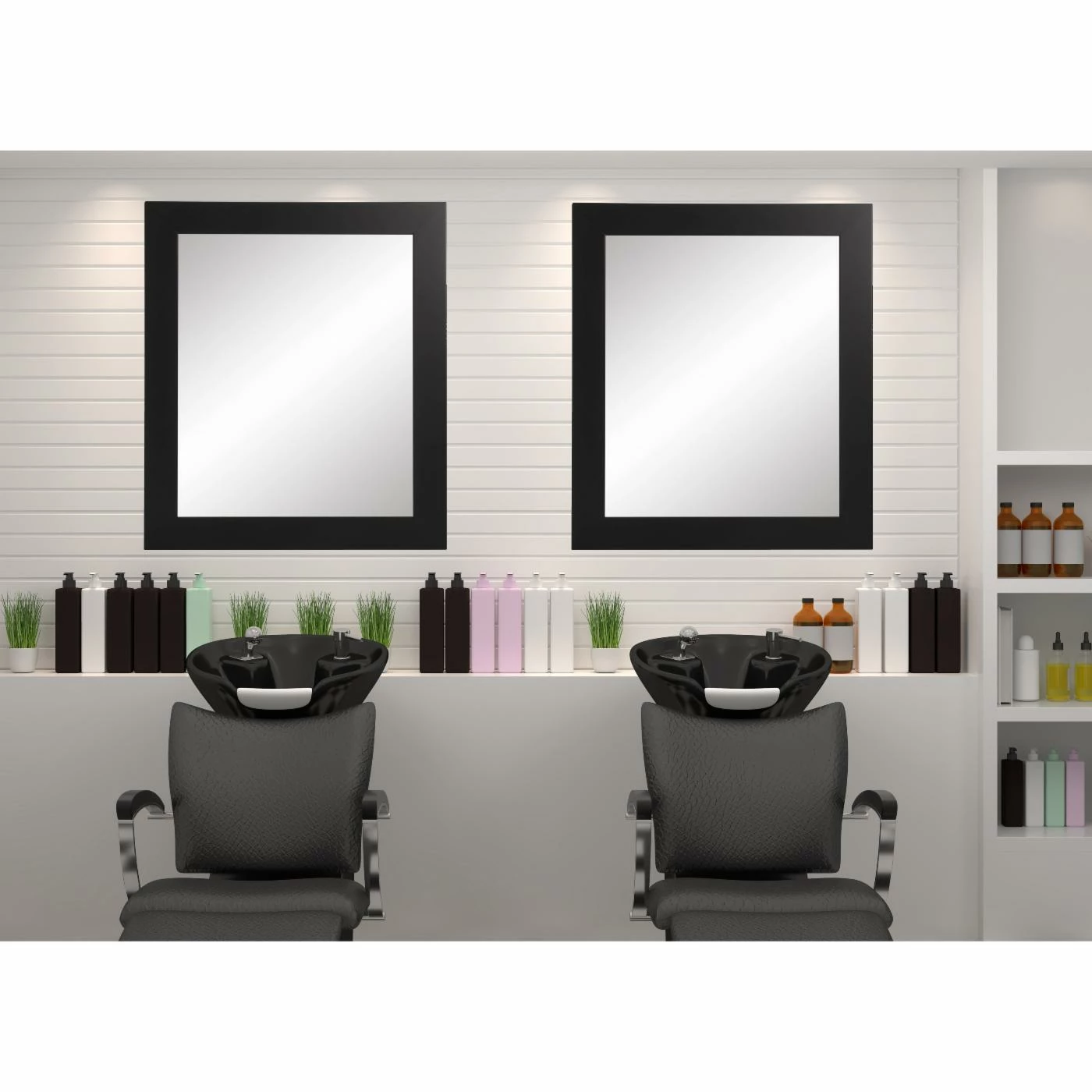 Best reviews of 🛒 BrandtWorks Designers Choice Classic Wall Mirror - Matte Black ✔️ - Image 4