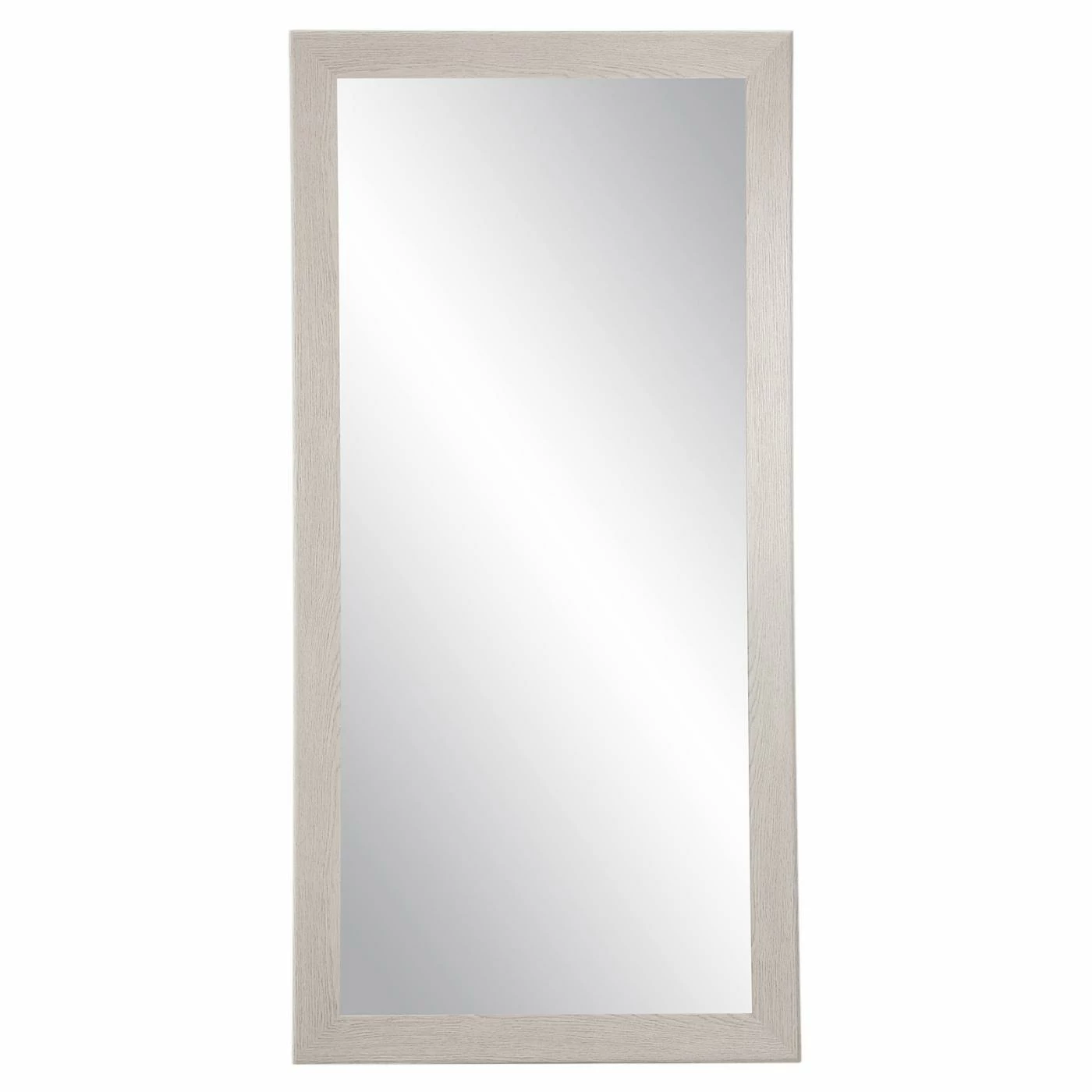 New ๐คฉ Floor & Leaning BrandtWorks Farmhouse Gray Wood Grain Floor Mirror ๐ - Image 4