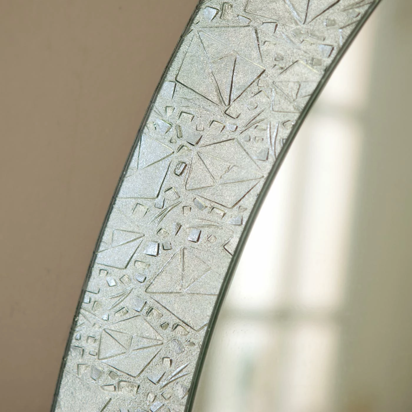 Wholesale 𧨠Decor Wonderland Frameless Mirrors Décor Wonderland Frameless Crystal Wall Mirror - 23.5W X 31.5H In. π - Image 4