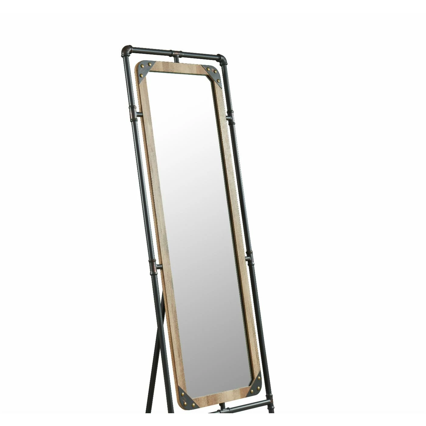 Deals ⨠Floor & Leaning Furniture Of America Svala Sand Black Free Standing Mirror - 22.63W X 67.88H In. 𧨠- Image 4