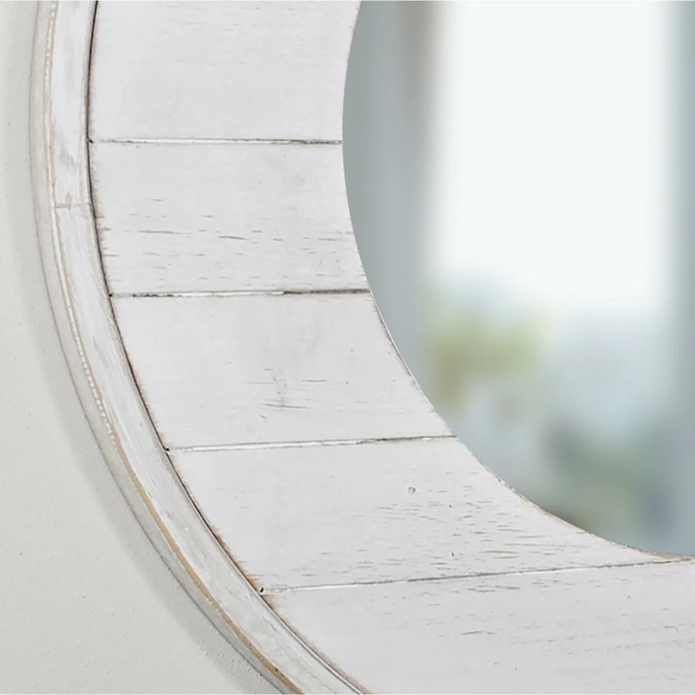 Best Sale β¨ FirsTime Ellison Shiplap Wall Mirror - 27 Diam. In. βοΈ - Image 3