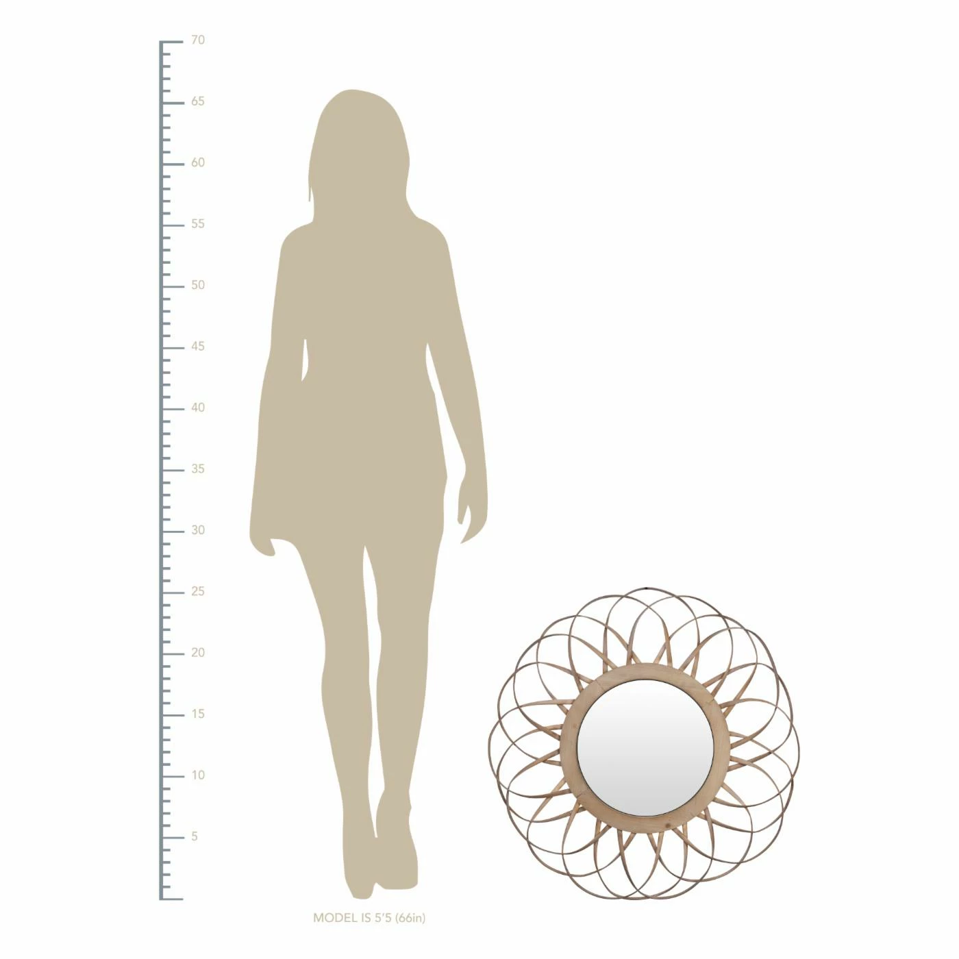 Top 10 π Stratton Home Décor Stratton Home Decor Boho Metal And Jute Emilie Wall Mirror β€οΈ - Image 4