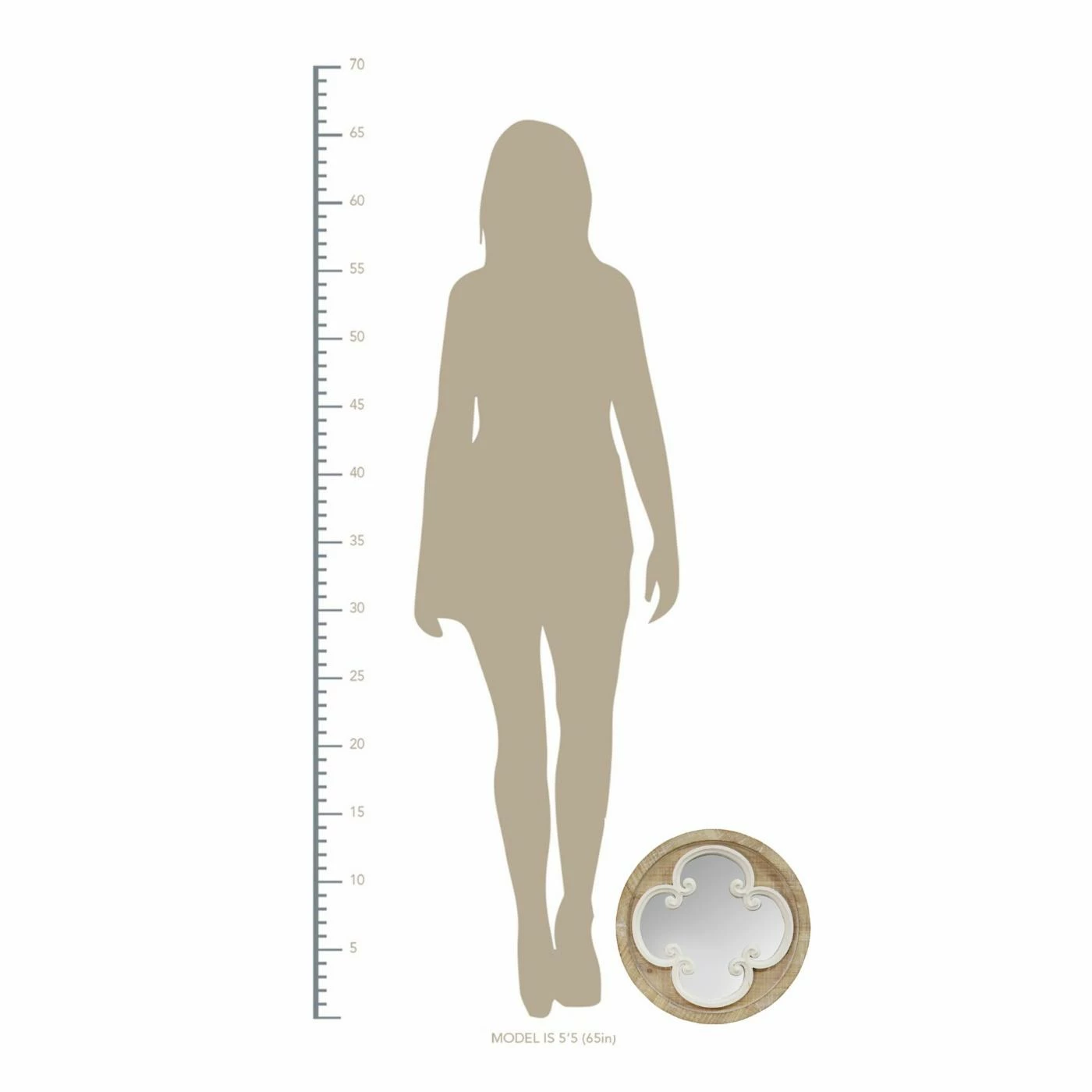 Outlet π€© Stratton Home Décor Stratton Home Decor 13.78 Tory Wood Wall Mirror π - Image 4