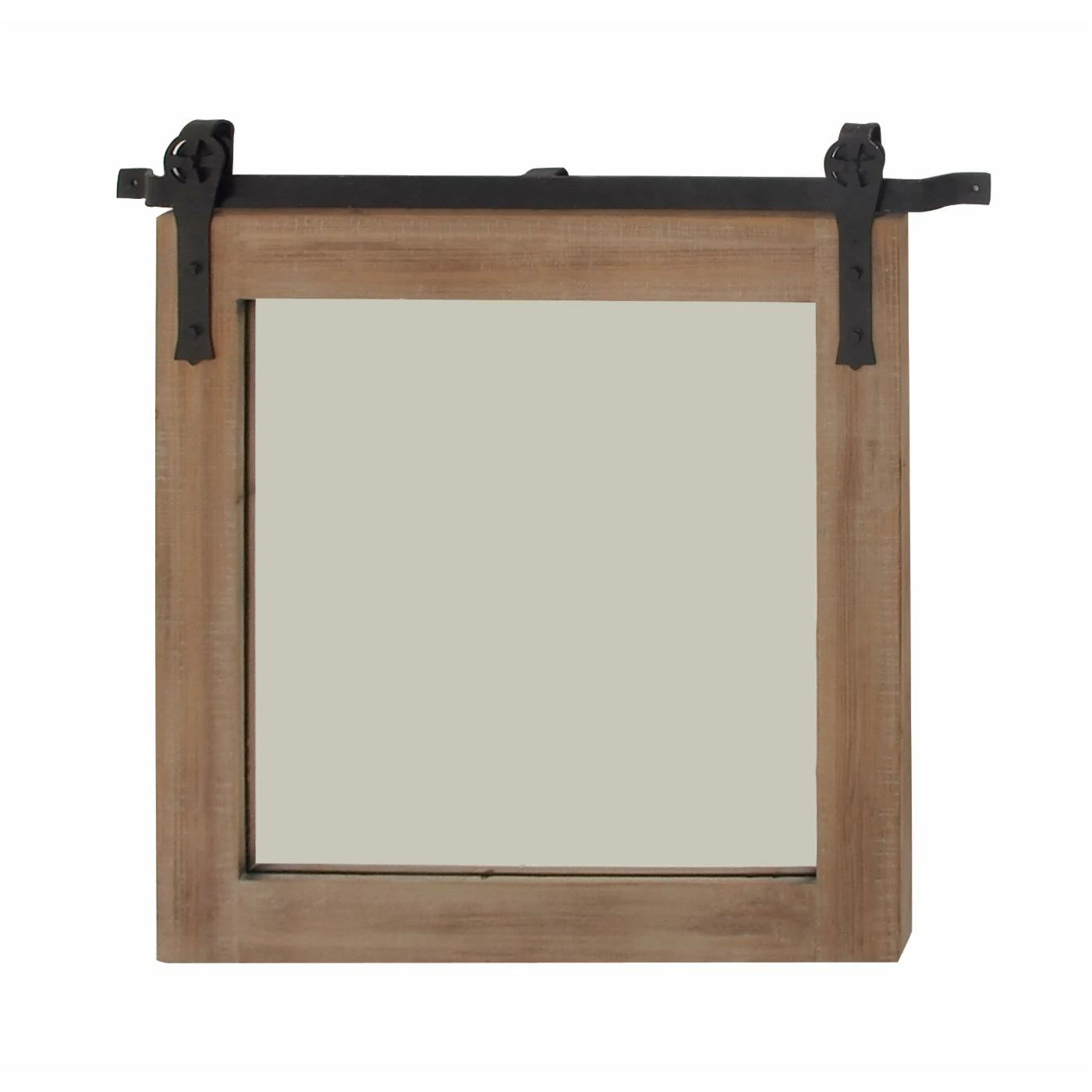 Buy ๐ DecMode Iron Hinged Square Wall Mirror - 31W X 31H In. ๐คฉ - Image 4