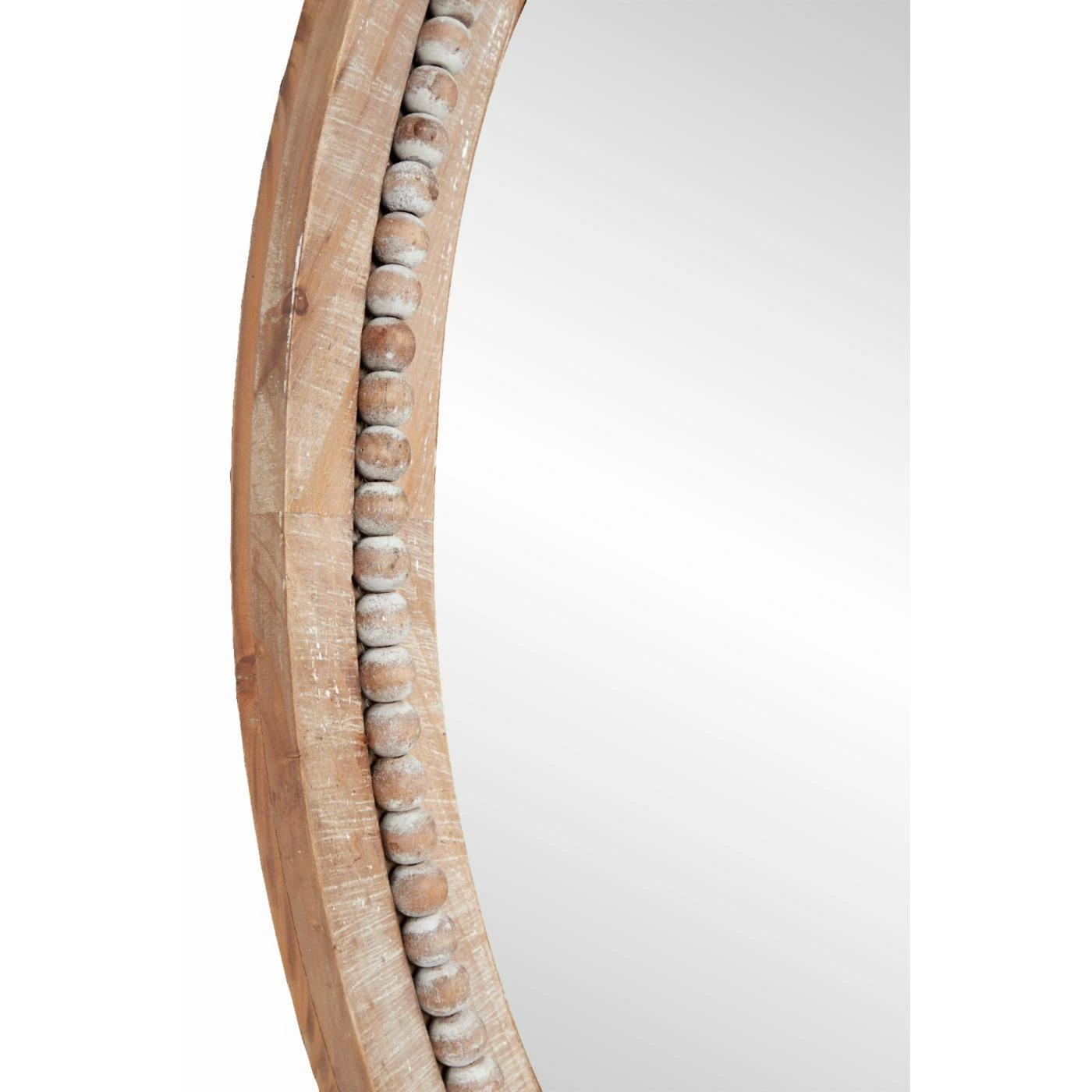 Best Pirce β€οΈ DecMode Distressed Bohemian Round Wall Mirror π - Image 4