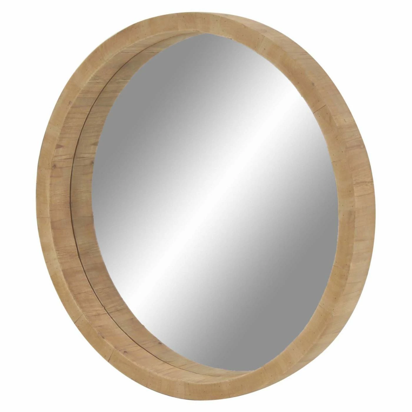 Best reviews of โญ DecMode Round Wooden Wall Mirror ๐ฅ - Image 4