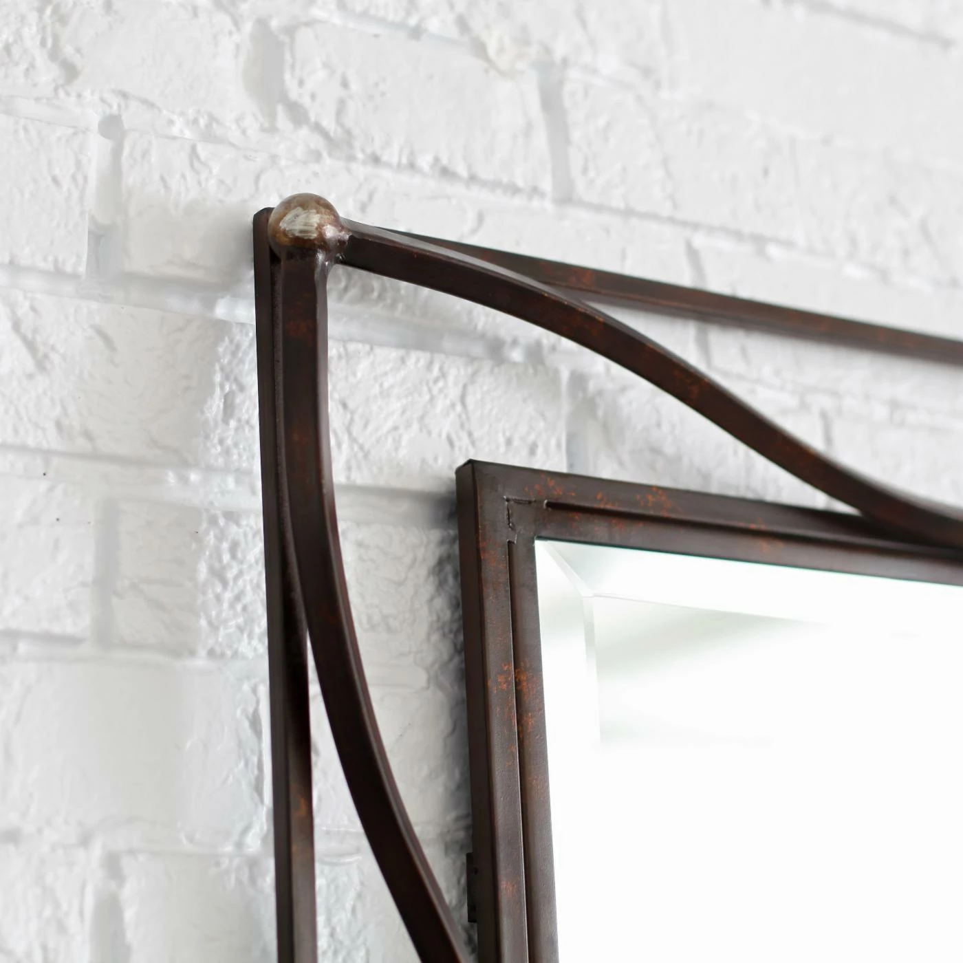 Brand new π Wall HN Home Alton Transitional Iron Beveled Mirror - 28W X 38H In. π - Image 4