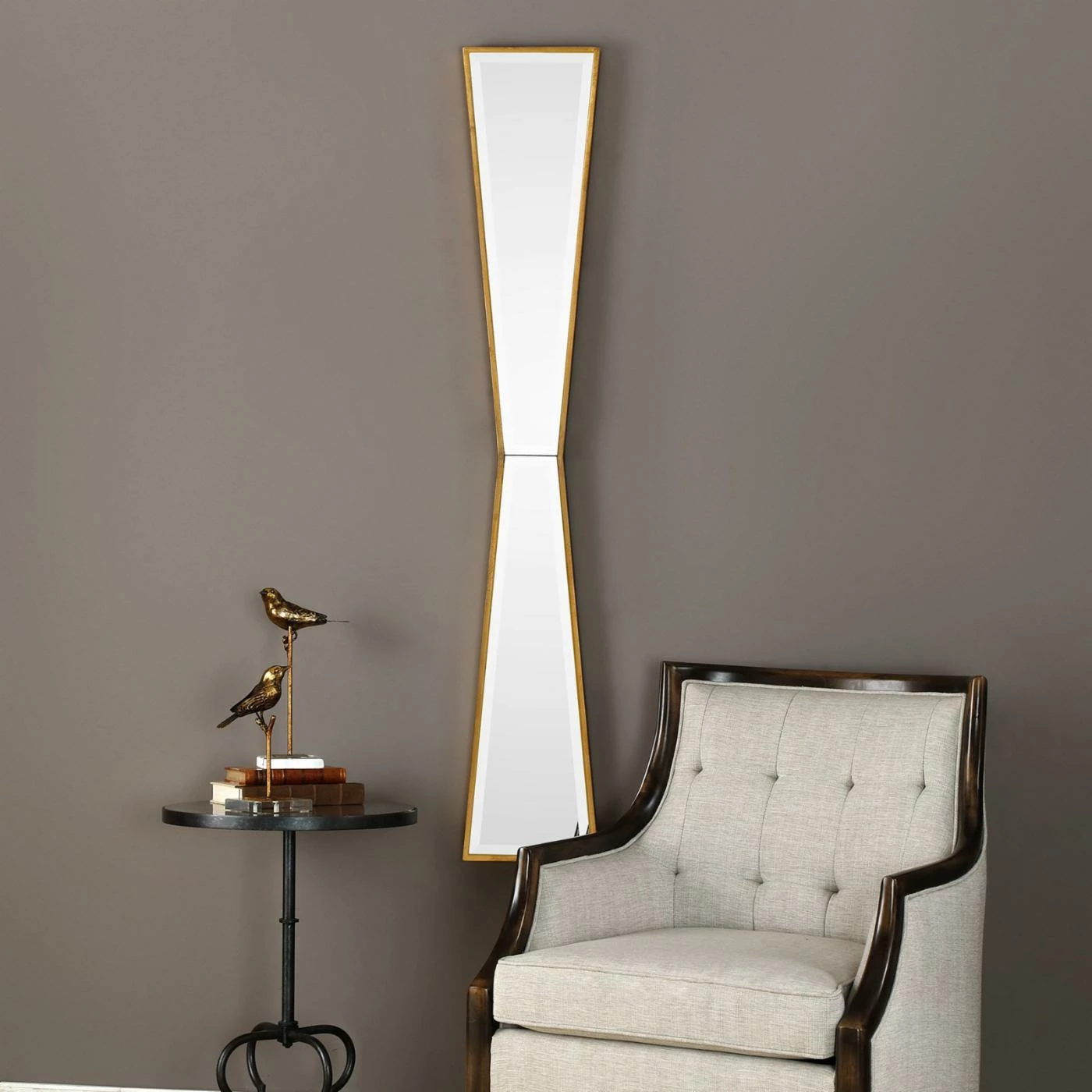 New π₯ Wall Uttermost Corbata Gold Mirror π - Image 4