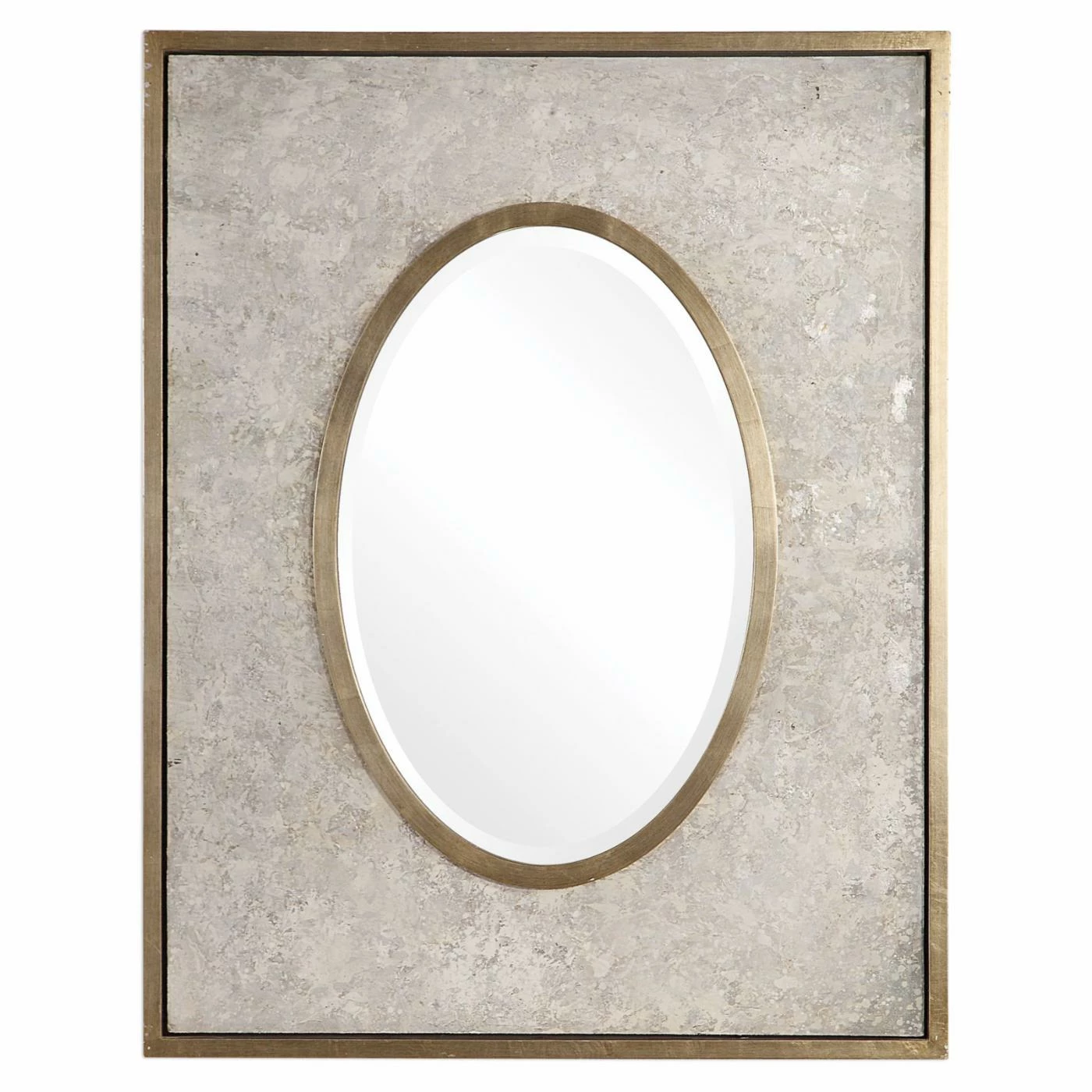 New 🌟 Uttermost Gabbriel Aged Oval Wall Mirror - 42W X 54H In. 😉 - Image 4