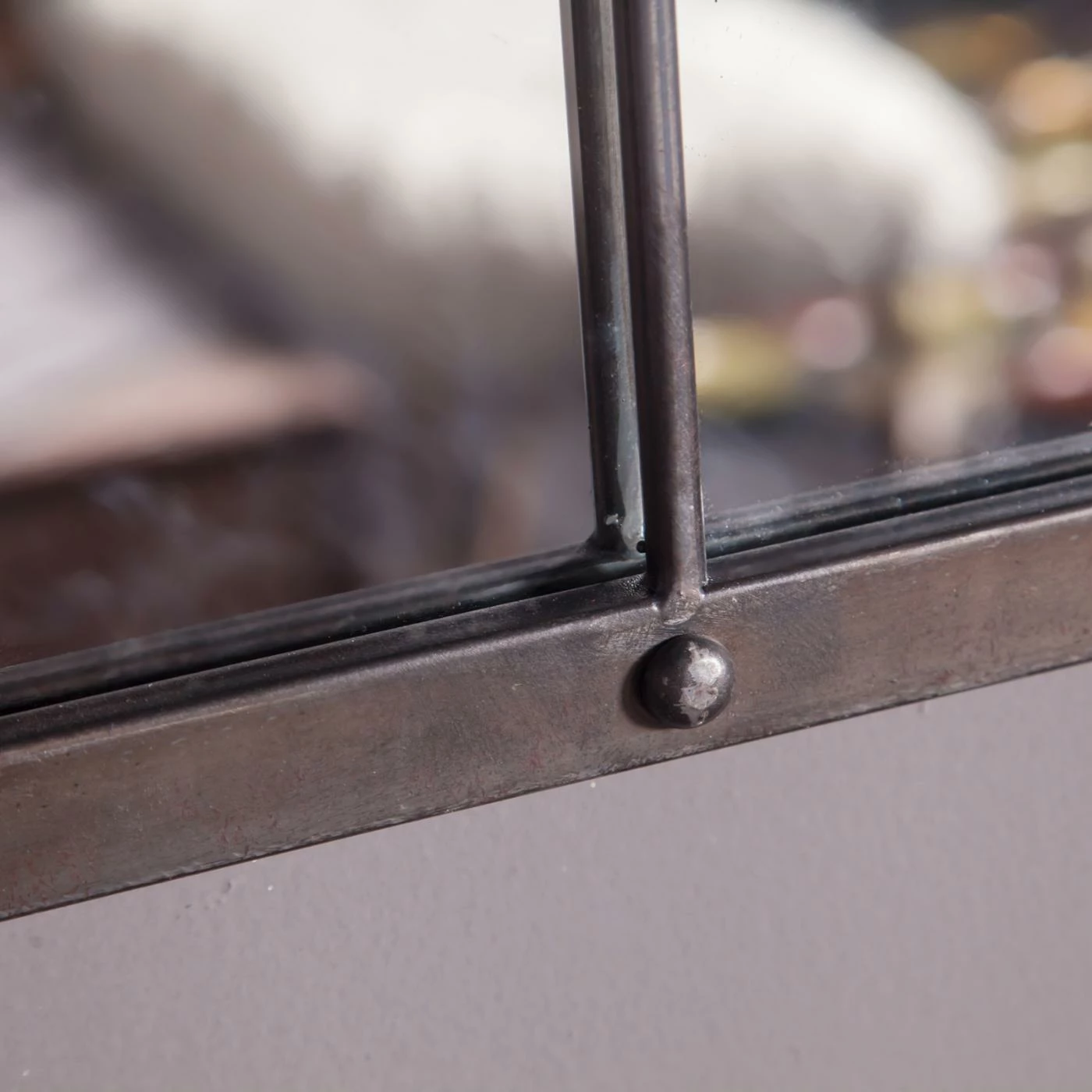 Promo โจ LuxenHome Window Frame Floral Accent Wall Mirror - 23.8W X 37.75H In. ๐ - Image 4