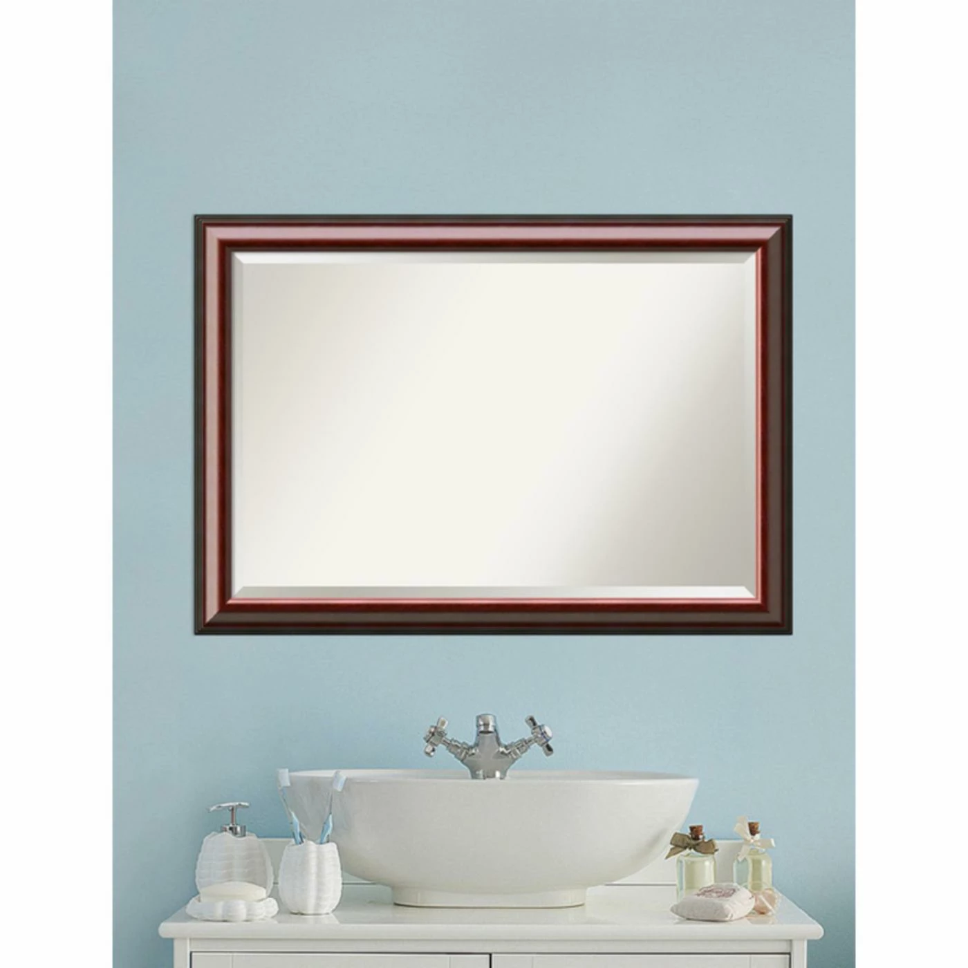 Outlet ๐ Amanti Art Square Blanco White Wall Mirror - 23W X 23H In. ๐ - Image 6