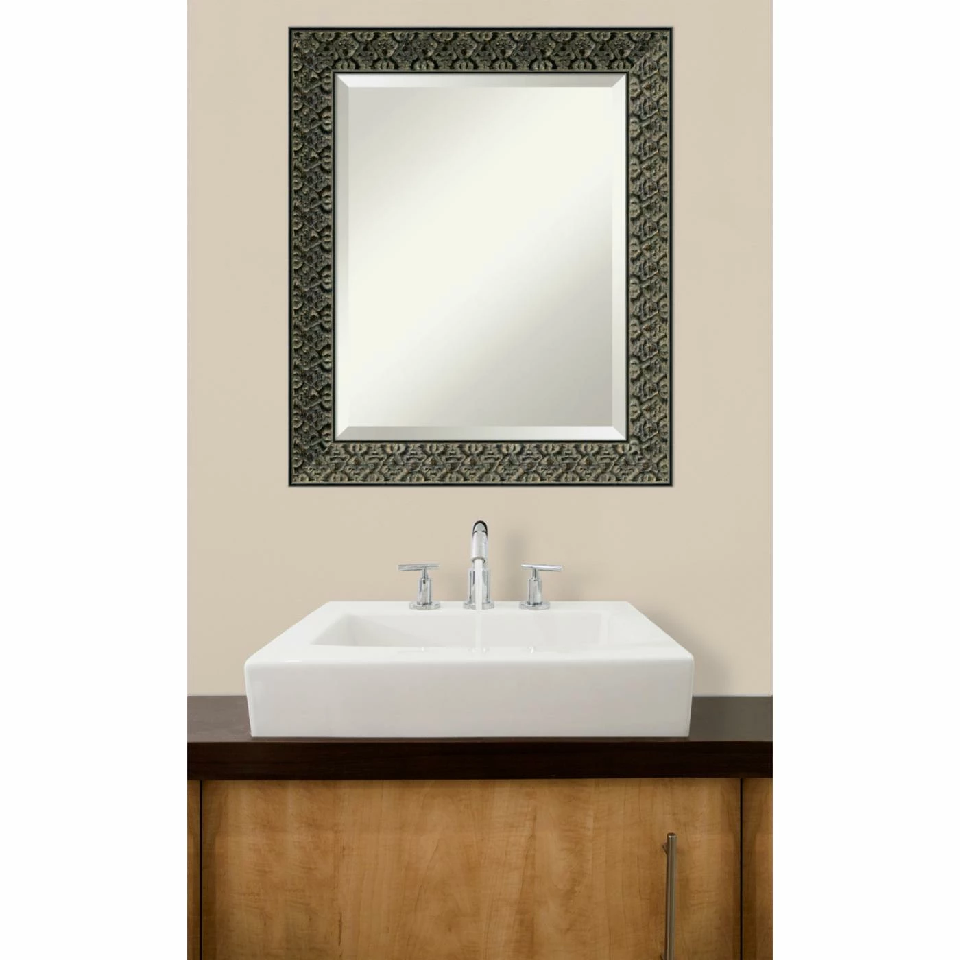 Best deal π Bathroom Vanity Amanti Art Intaglio Bathroom Mirror βοΈ - Image 6