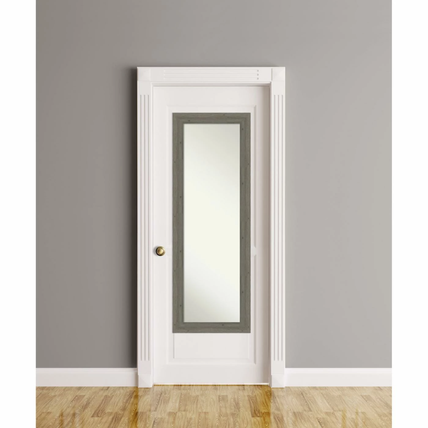 Deals ๐ Wall Amanti Art Fencepost Narrow Full Length Door Mirror - 19W X 53H In. ๐ - Image 6