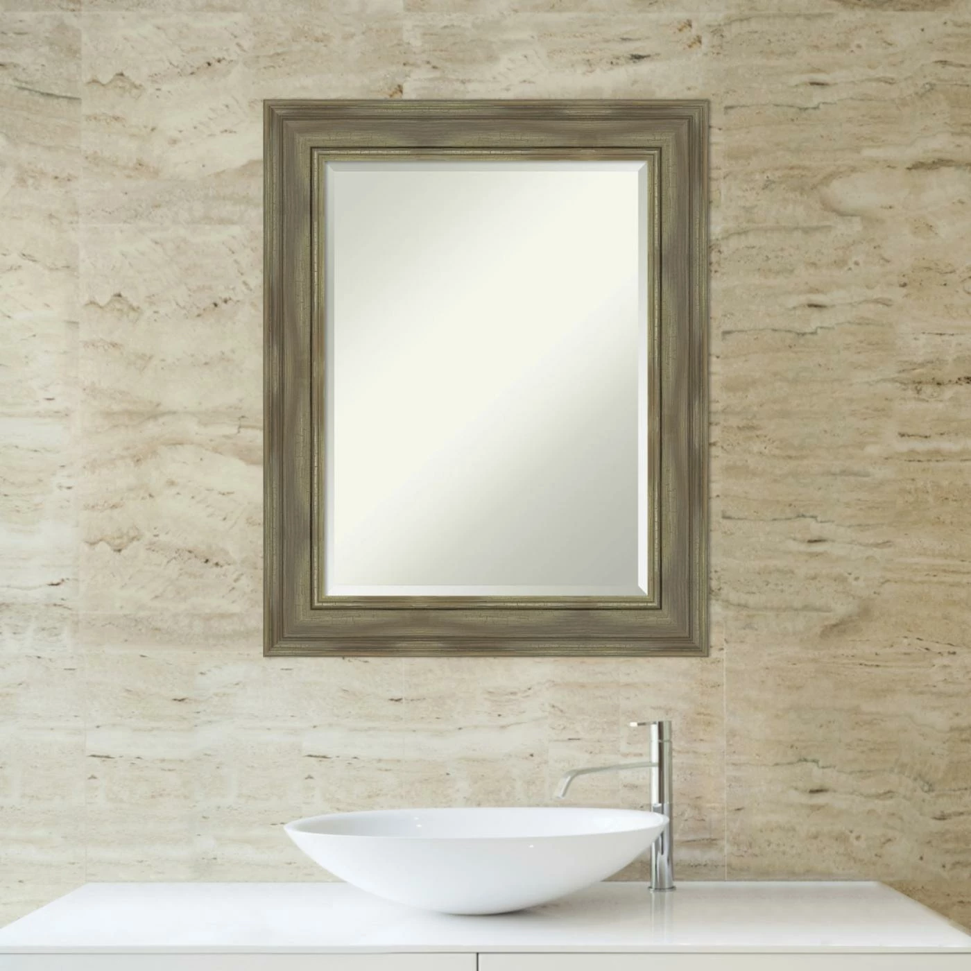 Top 10 π Amanti Art Alexandria Rectangular Beveled Bathroom Vanity Mirror 𧨠- Image 6