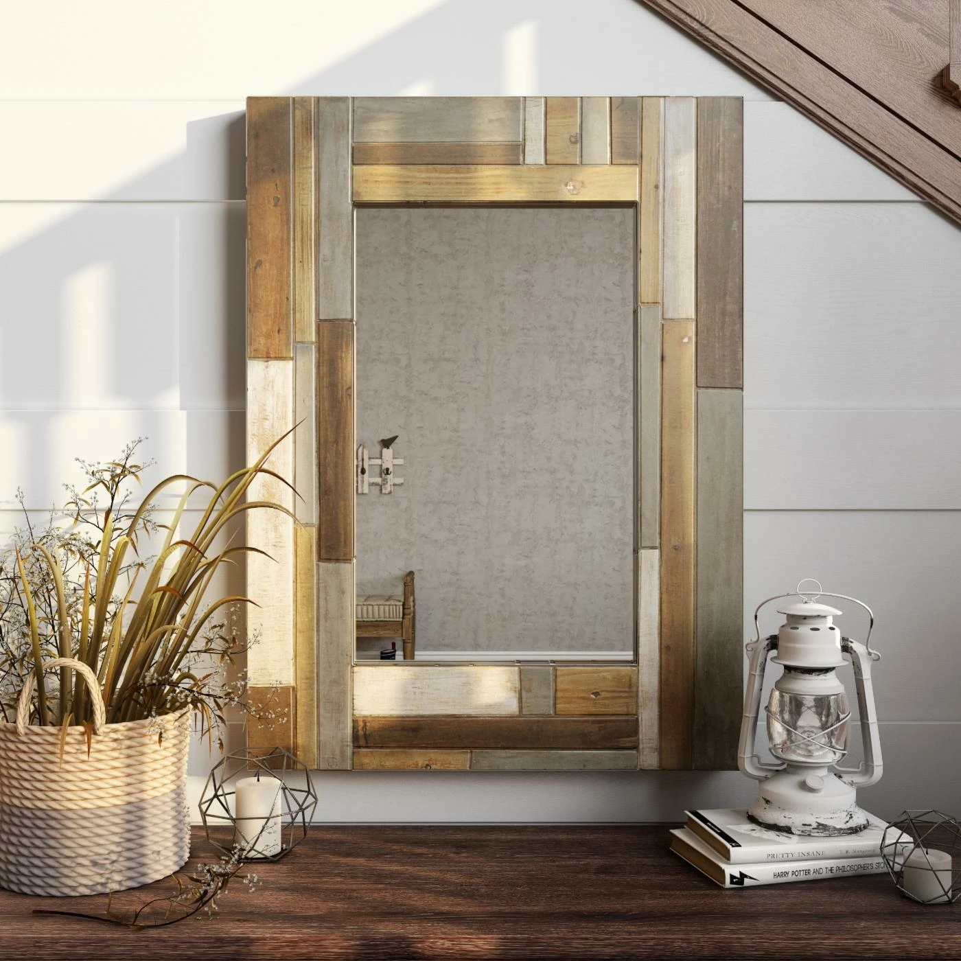 Budget π Aspire Home Accents Duncan Farmhouse Wall Mirror - 28W X 38H In. π - Image 6