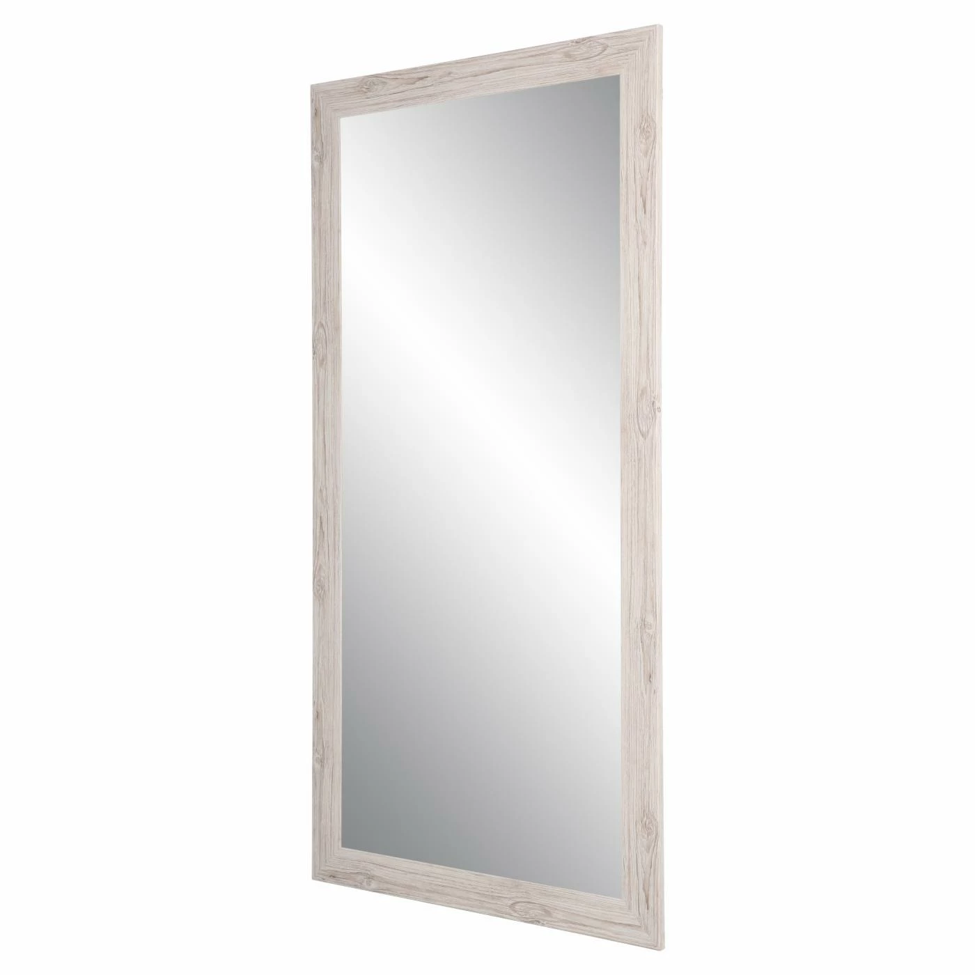 New π Floor & Leaning BrandtWorks American Accent Leaning Floor Mirror - Cream Wood Grain π - Image 5