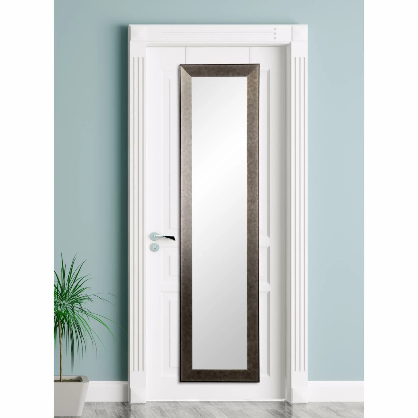 Hot Sale โ Wall BrandtWorks Farmhouse Slim Over The Door Mirror ๐ - Image 6