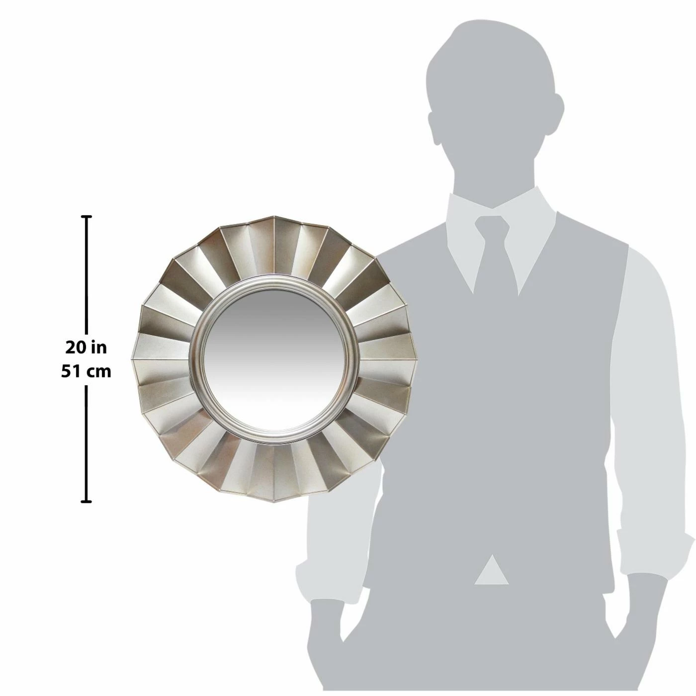 Discount π Infinity Instruments Brussels Wall Mirror π - Image 6