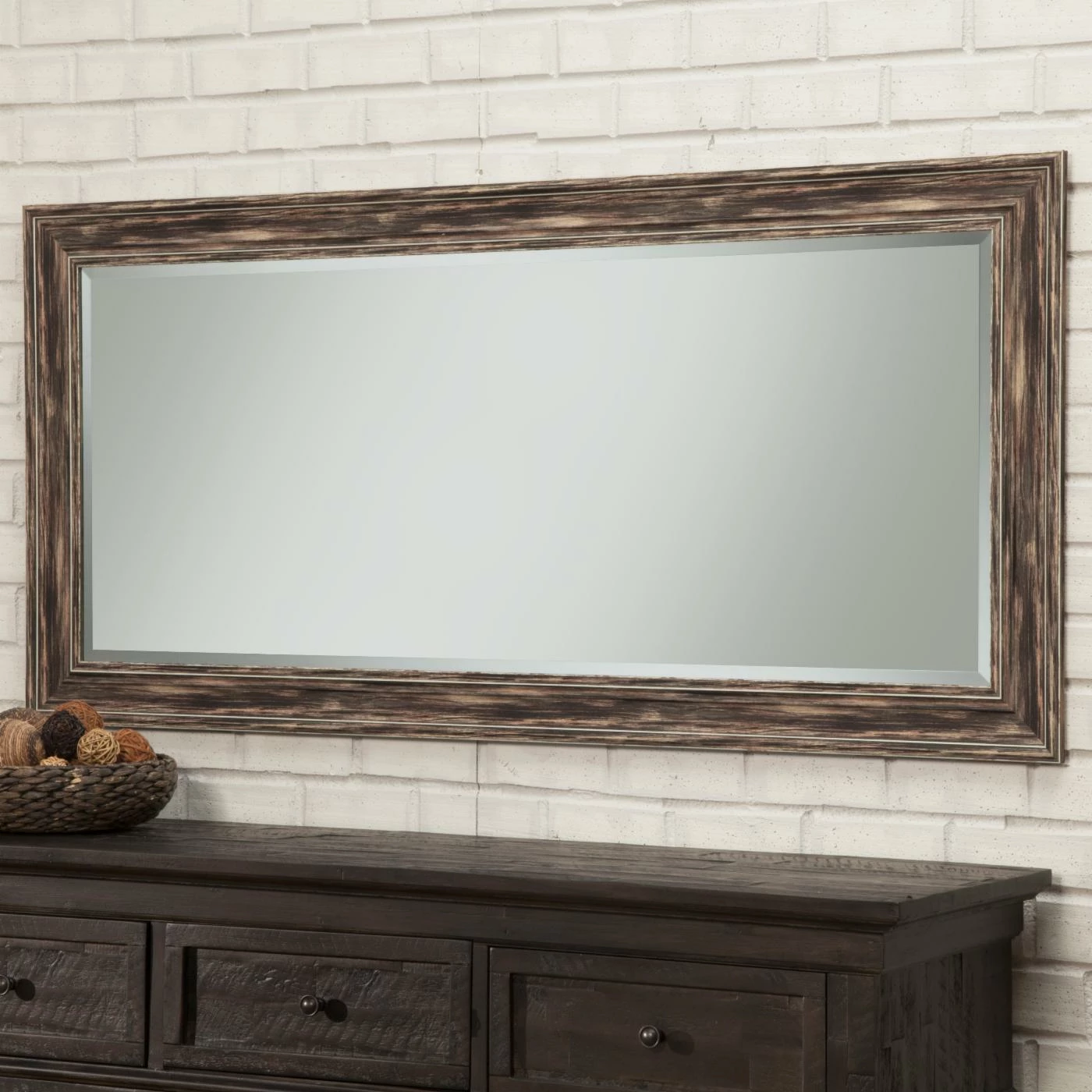 New ๐งจ Floor & Leaning Sandberg Furniture Farmhouse Full Length Floor Mirror - 31W X 65H In. ๐ - Image 6