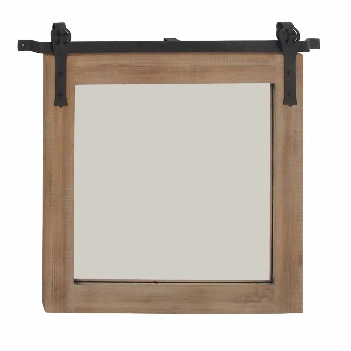 Buy ๐ DecMode Iron Hinged Square Wall Mirror - 31W X 31H In. ๐คฉ - Image 6