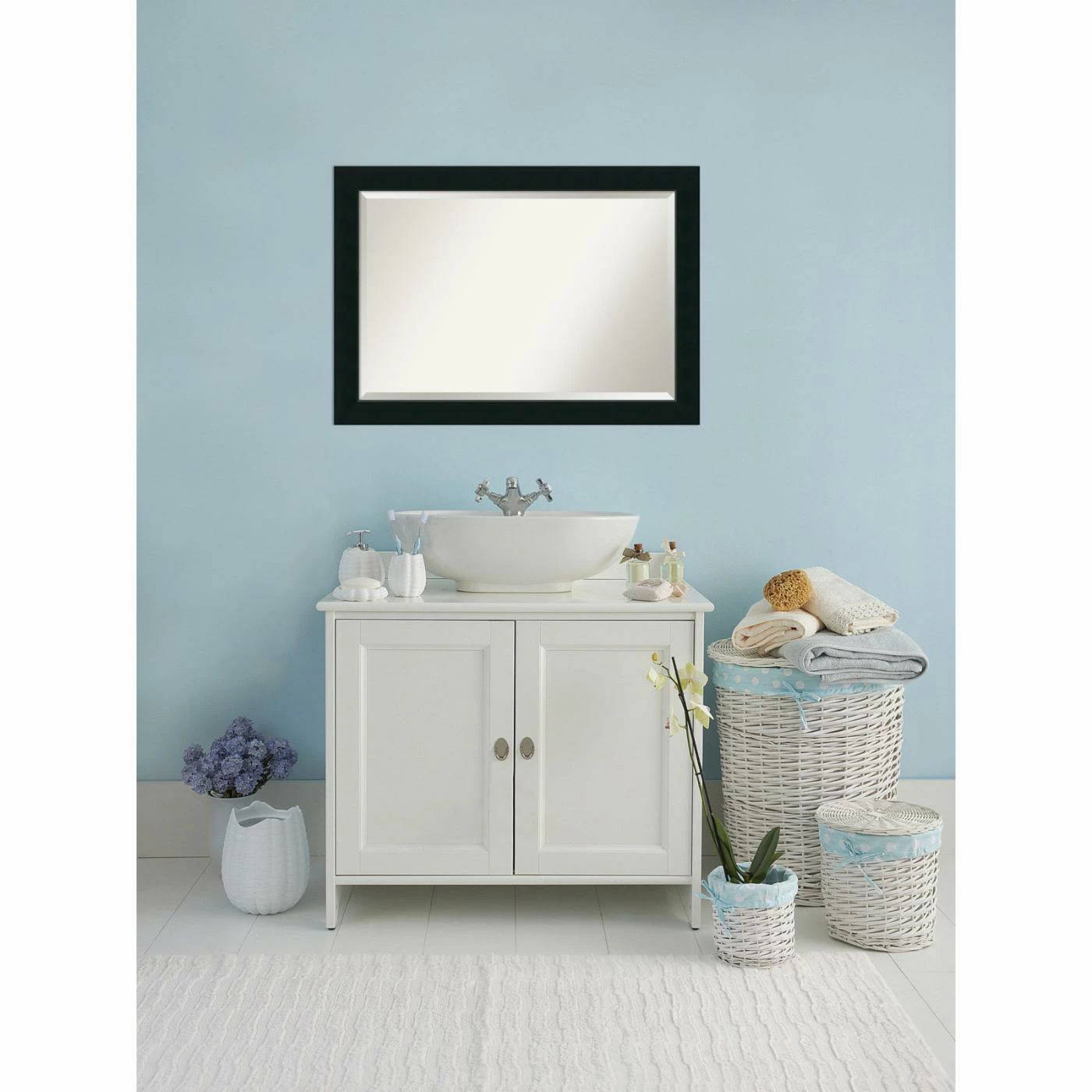 Promo π₯ Bathroom Vanity Amanti Art Corvino Bathroom Mirror β - Image 7
