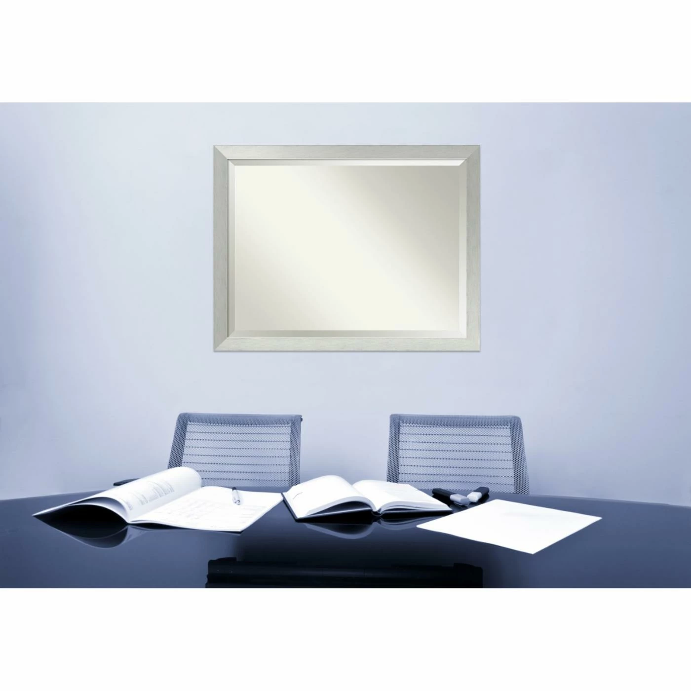 Best reviews of π Amanti Art Brushed Sterling Silver Wall Mirror π₯° - Image 6