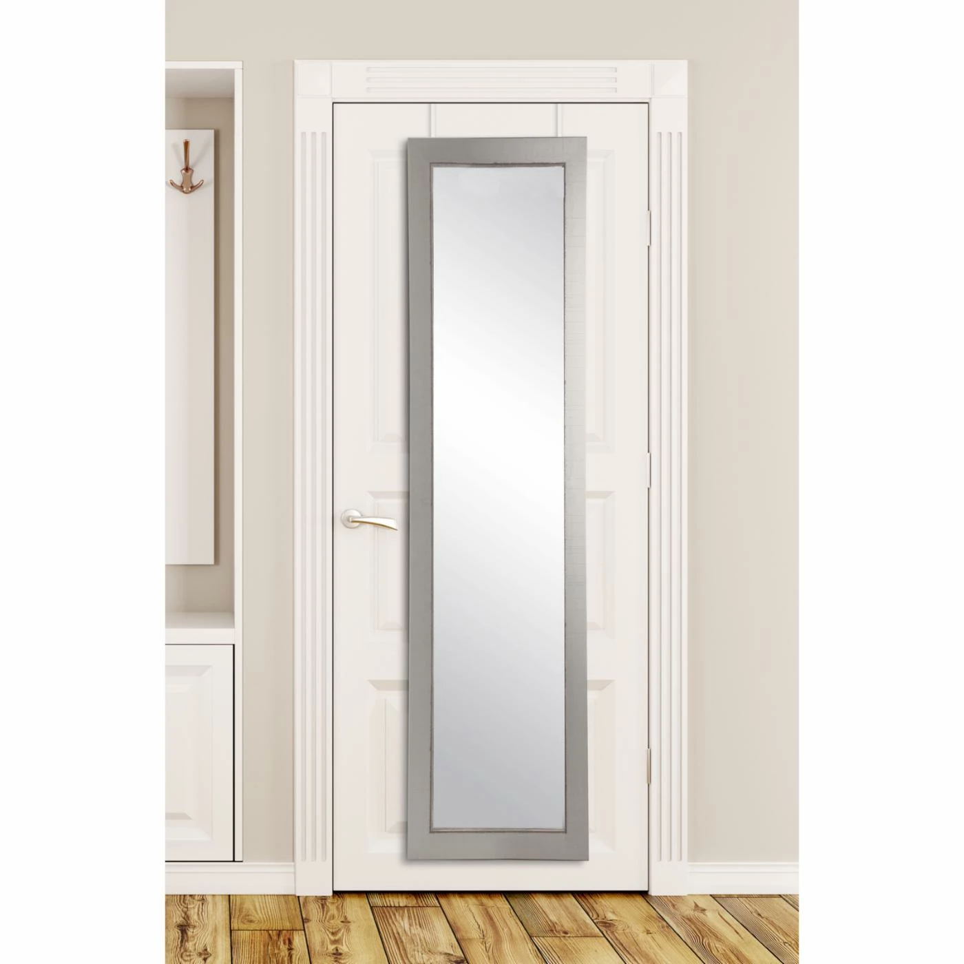 Hot Sale โ Wall BrandtWorks Farmhouse Slim Over The Door Mirror ๐ - Image 7