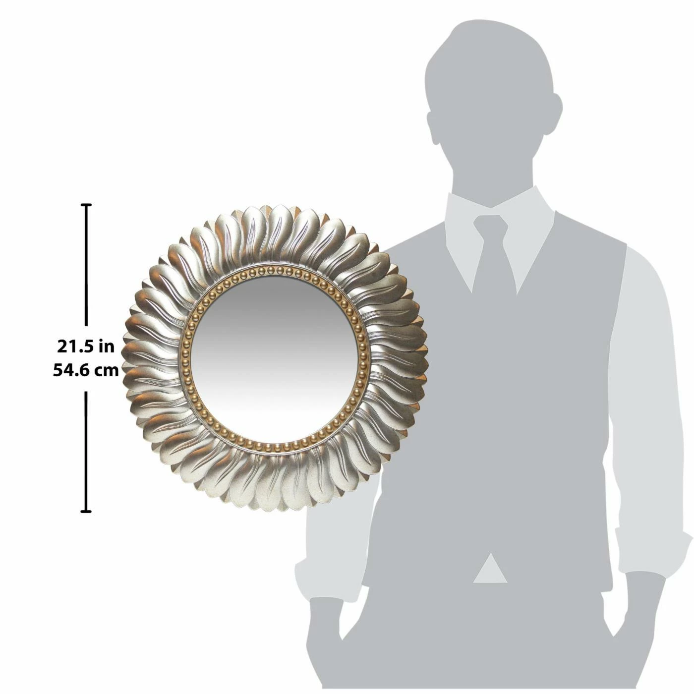 Discount ๐ฅฐ Infinity Instruments Marseille Wall Mirror - 22 Diam. In. ๐ - Image 6