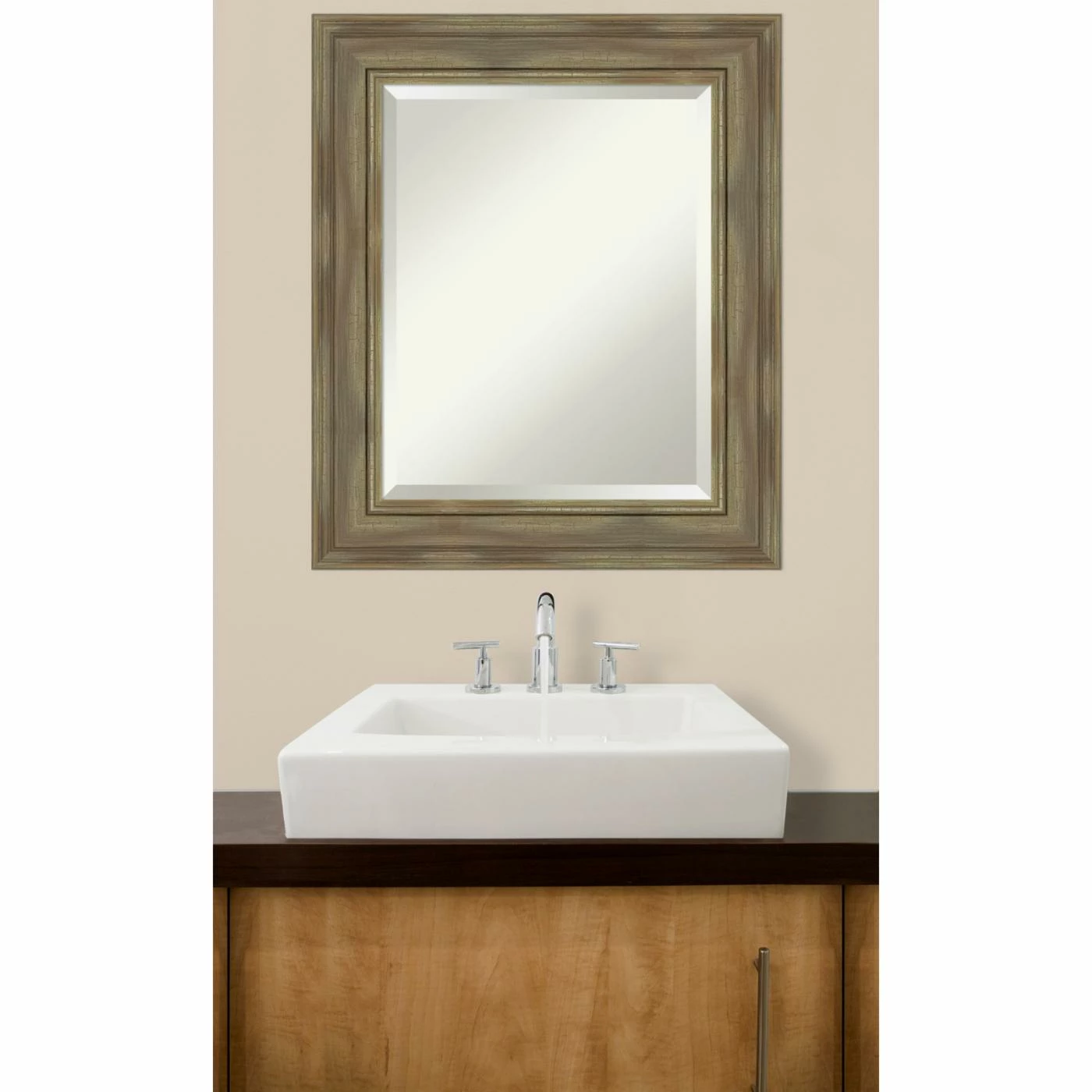 Top 10 π Amanti Art Alexandria Rectangular Beveled Bathroom Vanity Mirror 𧨠- Image 8