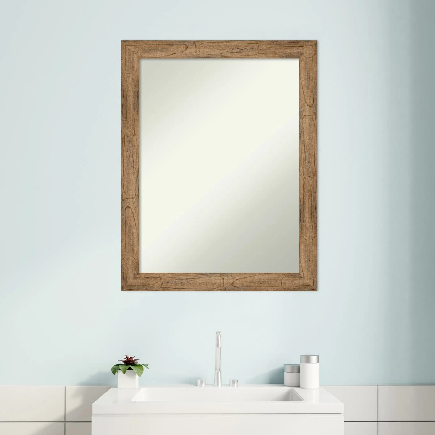 Coupon π Amanti Art Owl Brown Wood Framed Non-Beveled Bathroom Vanity Wall Mirror - 21.5 X 27.5 In βοΈ - Image 8