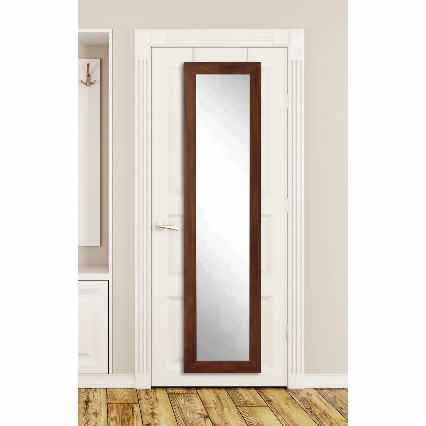 Hot Sale โ Wall BrandtWorks Farmhouse Slim Over The Door Mirror ๐ - Image 8