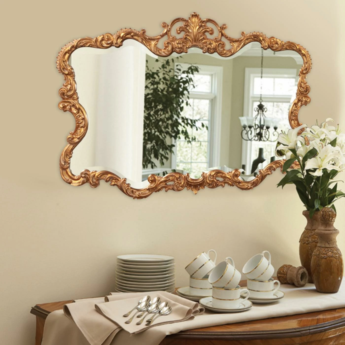 Wholesale βοΈ Wall Elizabeth Austin Talida Decorative Oversized Statement Mirror - 38W X 27H In. β - Image 8