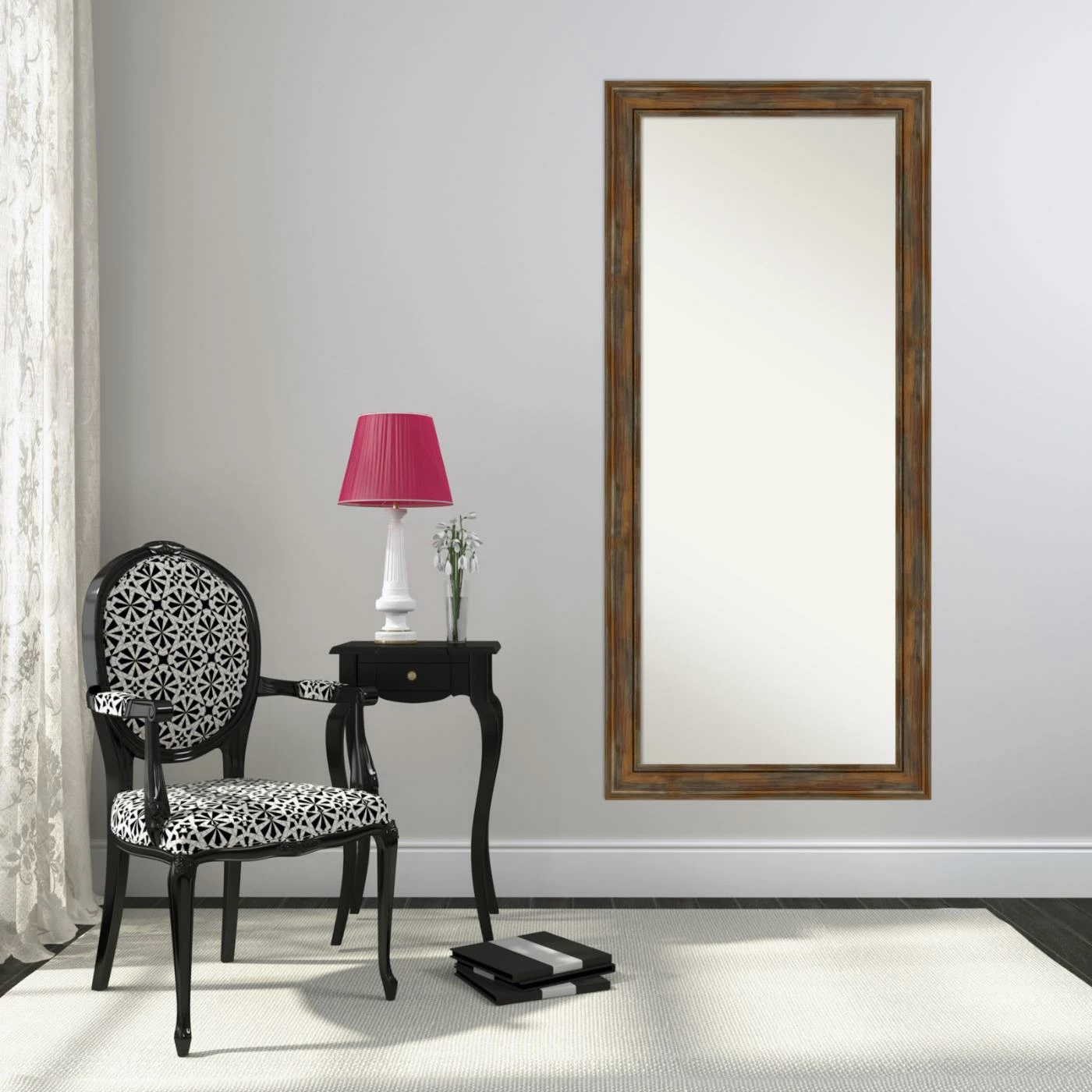 Outlet ๐ Floor & Leaning Amanti Art Alexandria Floor / Leaner Mirror - 30W X 66H In. ๐ - Image 9