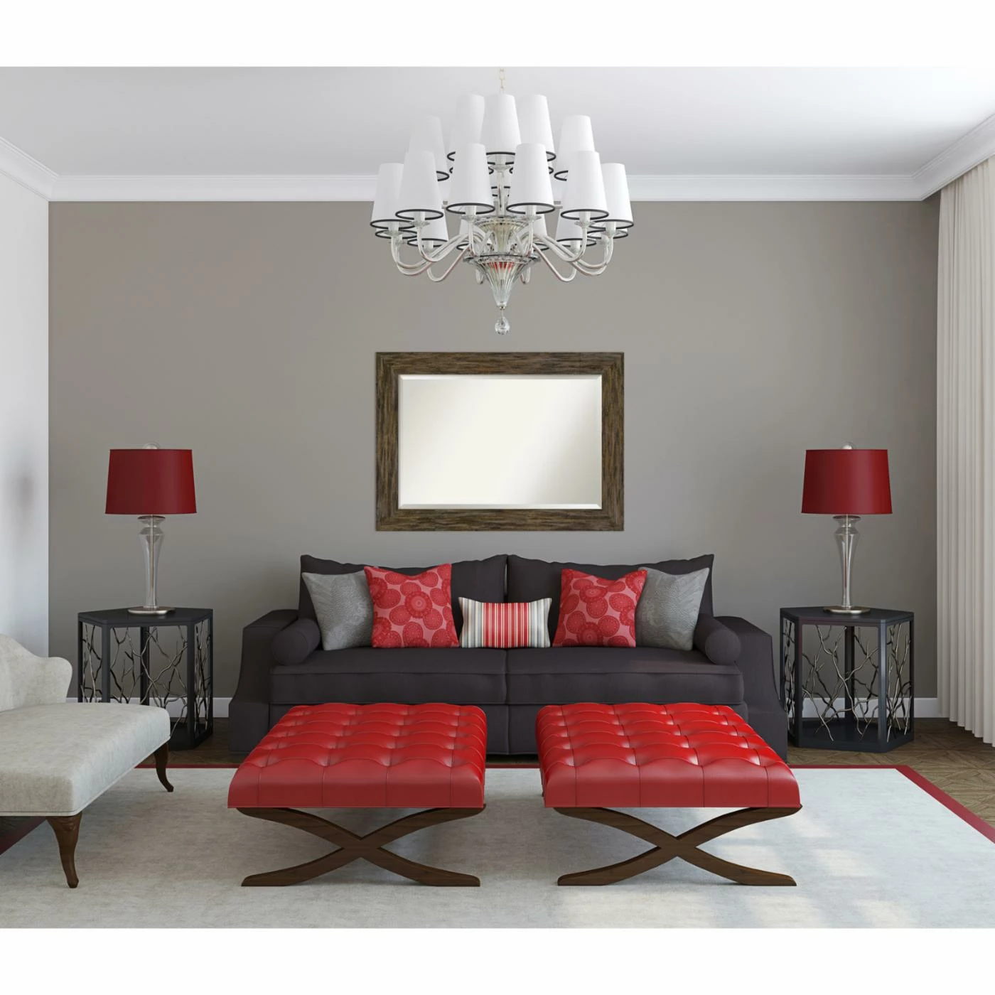 Best reviews of ๐ Amanti Art Fencepost Decorative Wall Mirror ๐ - Image 9