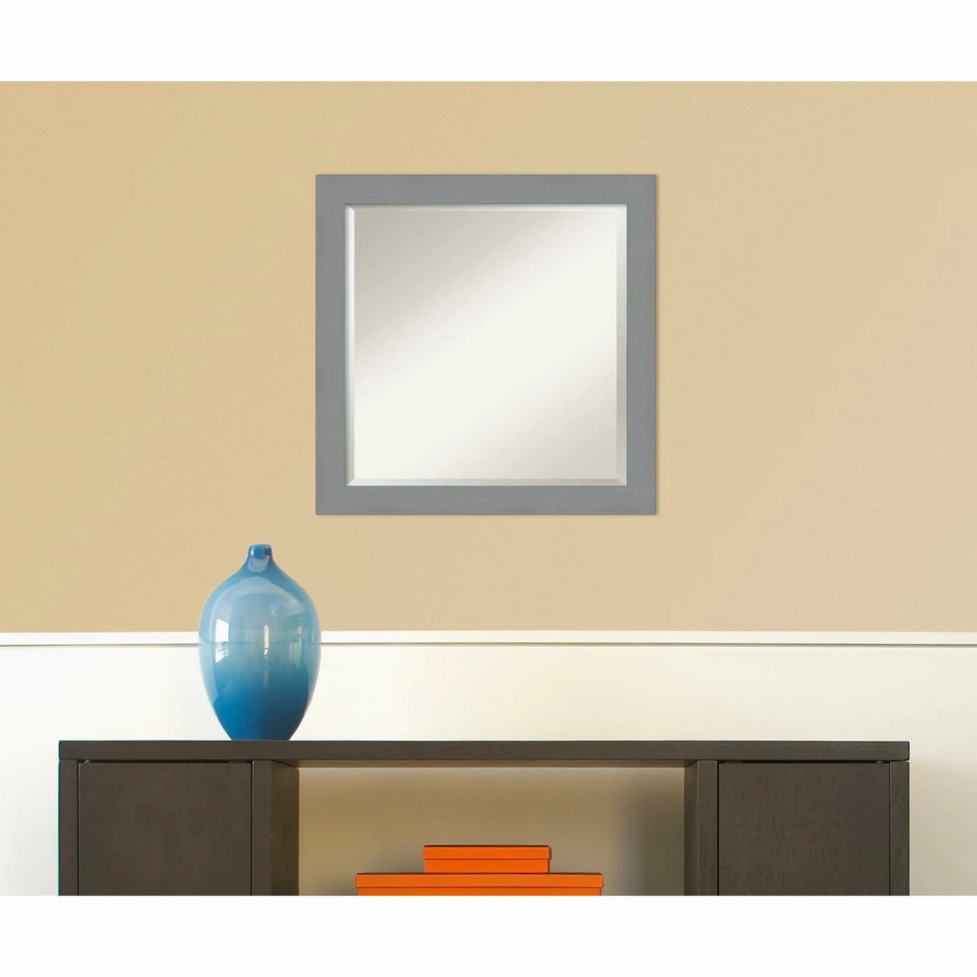 Deals โจ Amanti Art Narrow Framed Bathroom Vanity Mirror - 23W X 23H In. โ - Image 9