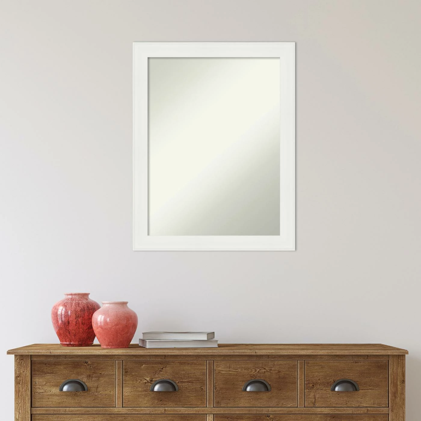 Discount π Amanti Art Vanity White Framed Non-Beveled Bathroom Vanity Wall Mirror - 21.5 X 27.5 In π - Image 9
