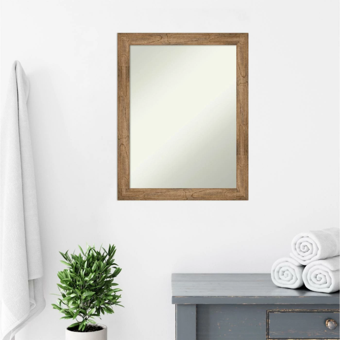 Coupon π Amanti Art Owl Brown Wood Framed Non-Beveled Bathroom Vanity Wall Mirror - 21.5 X 27.5 In βοΈ - Image 9