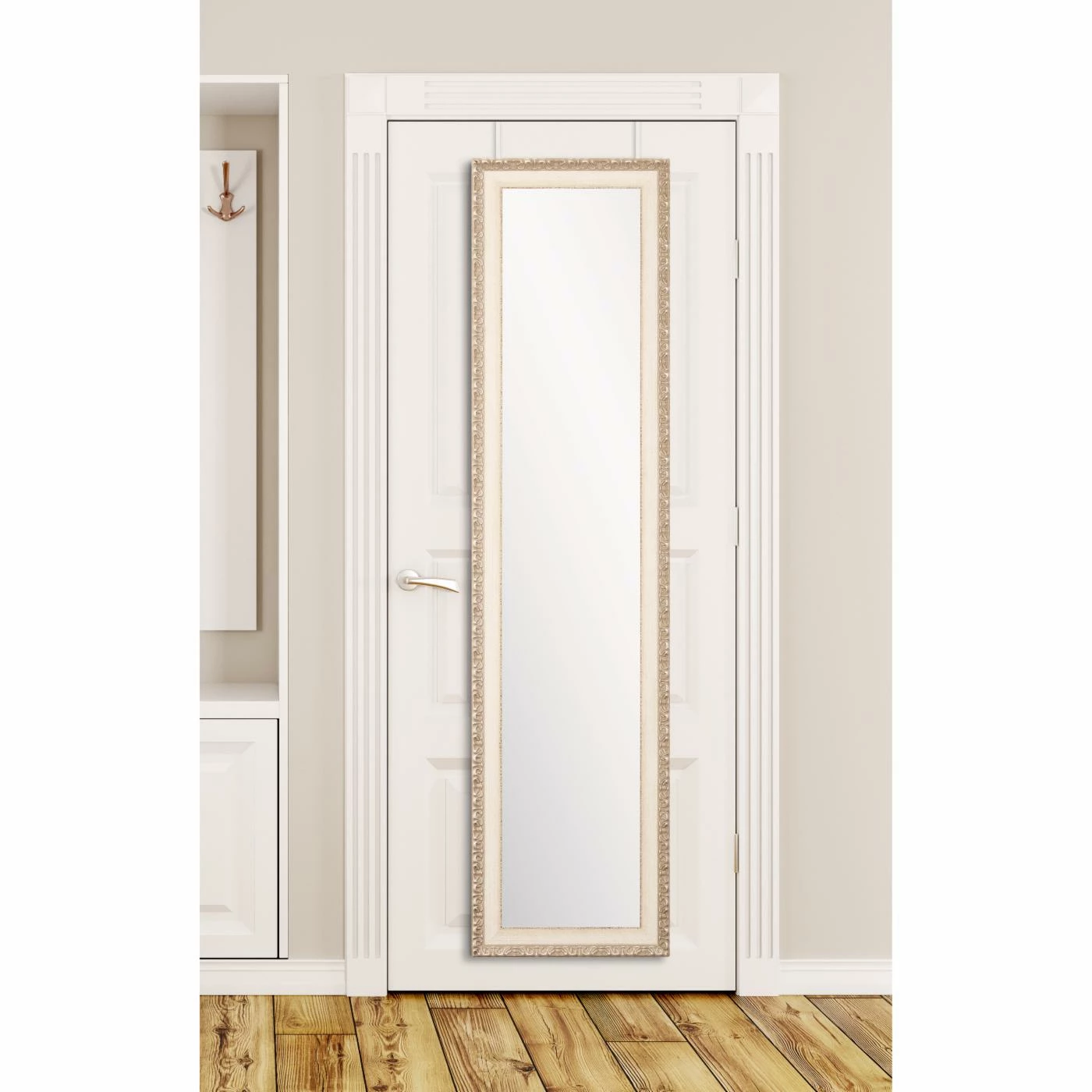 Hot Sale โ Wall BrandtWorks Farmhouse Slim Over The Door Mirror ๐ - Image 9