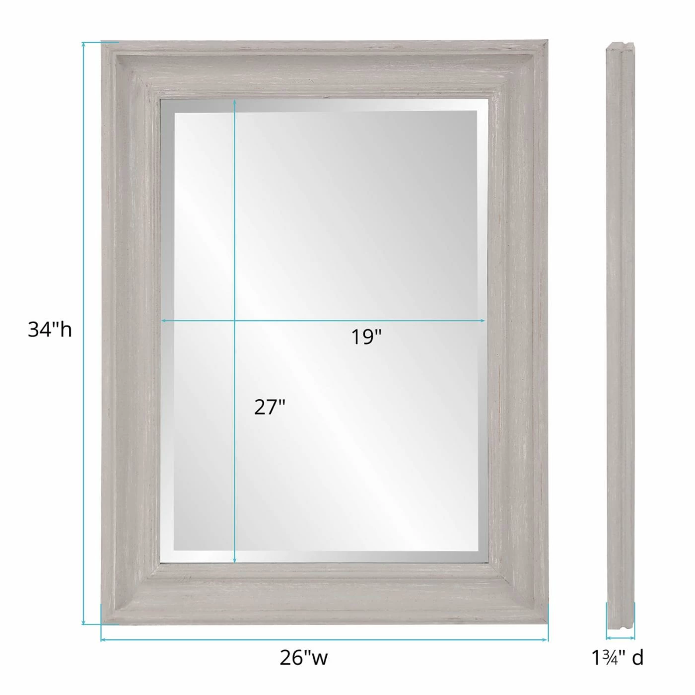 Best Pirce π Wall Elizabeth Austin Leona Mirror - 26W X 34H In. π - Image 9