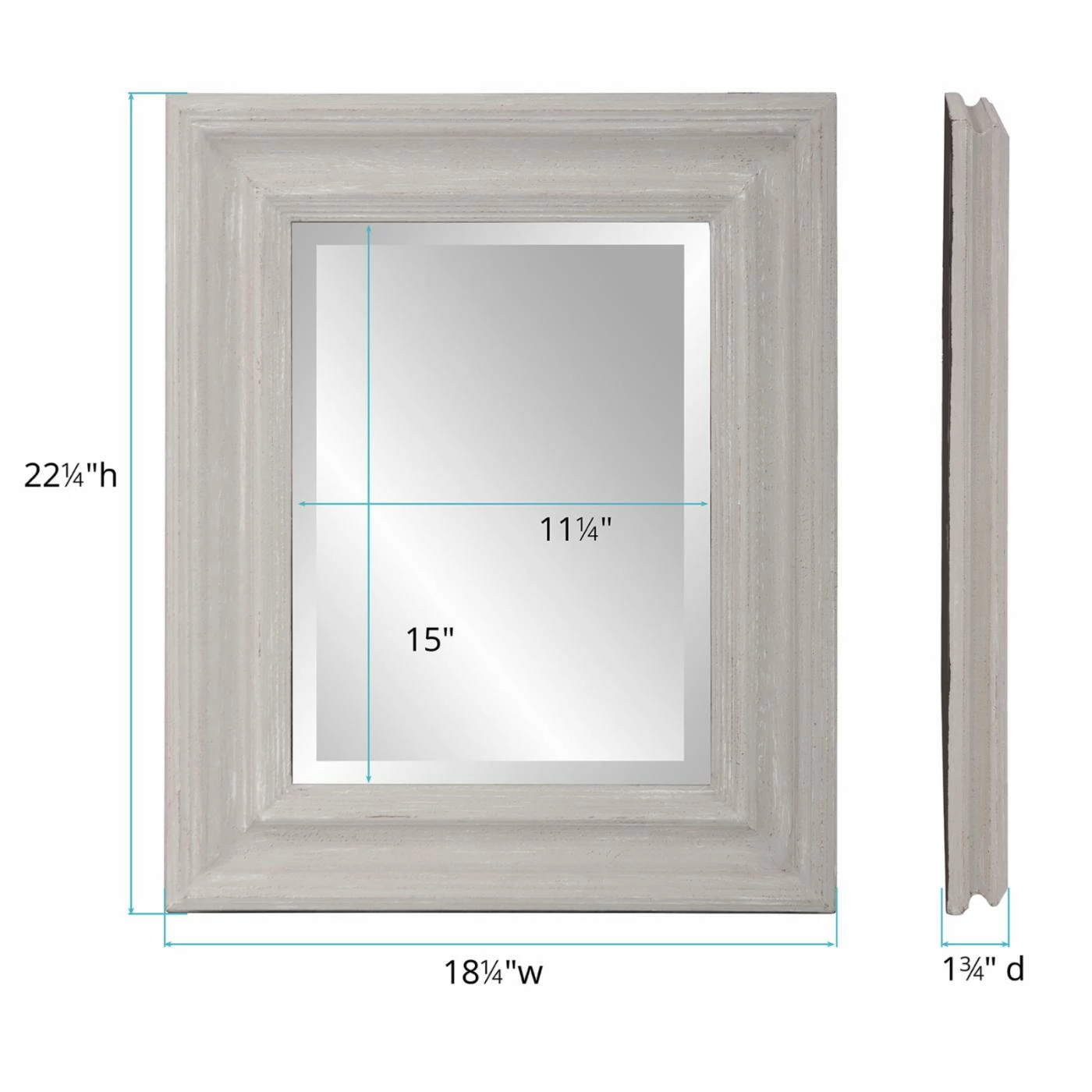 Best Sale βοΈ Wall Elizabeth Austin Darren Mirror - 18W X 22H In. βοΈ - Image 9