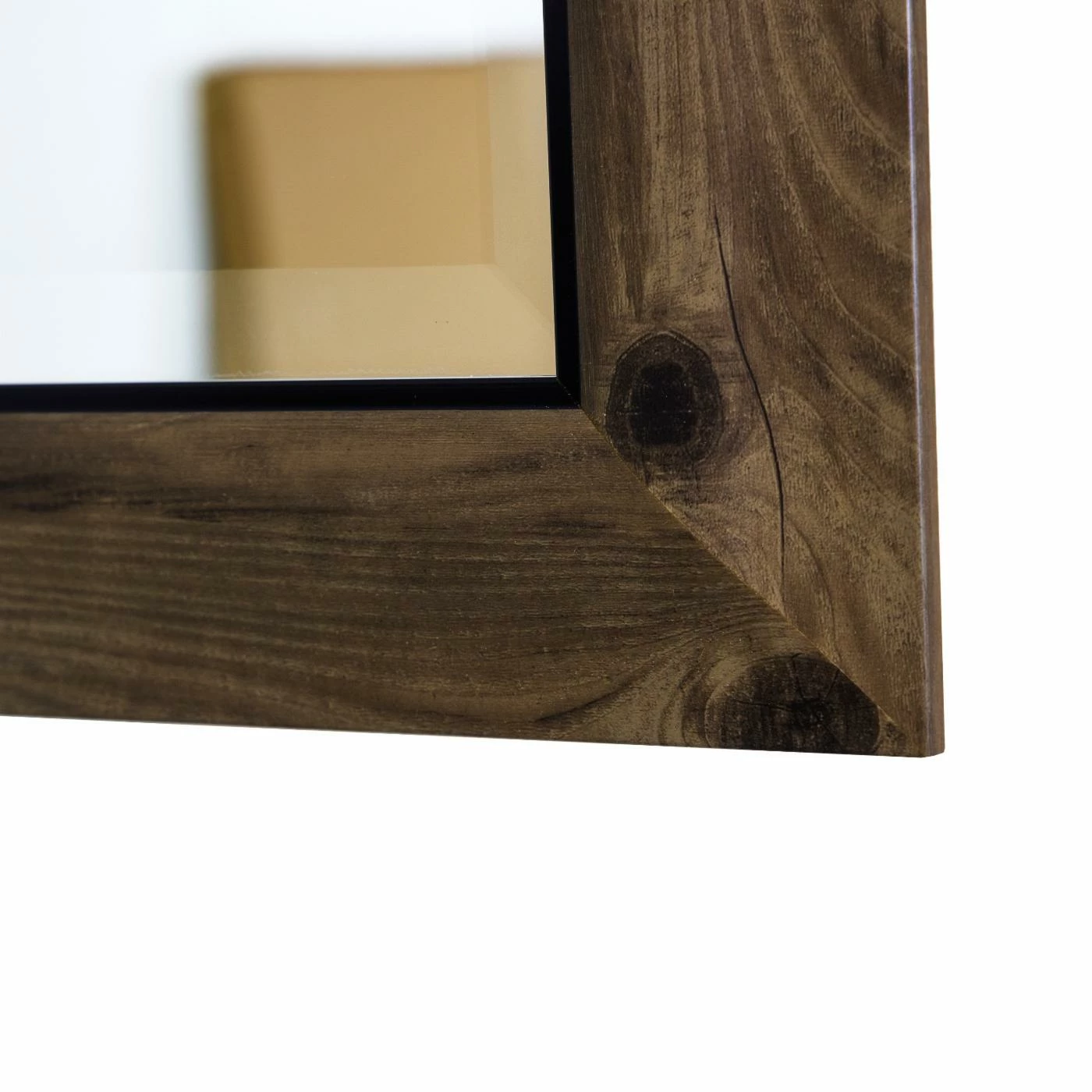 Coupon π Yosemite Home Decor Yosemite Home Gray Wood Frame With Black Trim Wall Mirror β - Image 9