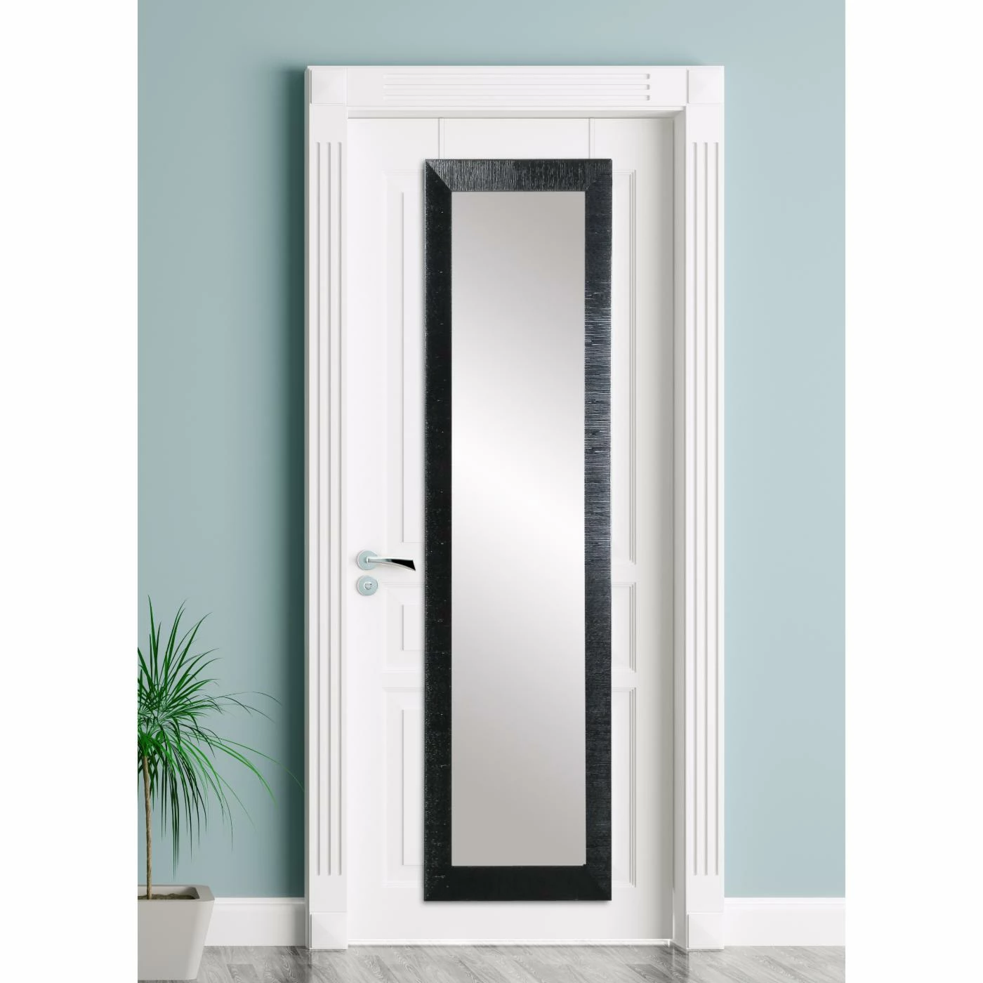 Hot Sale โ Wall BrandtWorks Farmhouse Slim Over The Door Mirror ๐ - Image 10