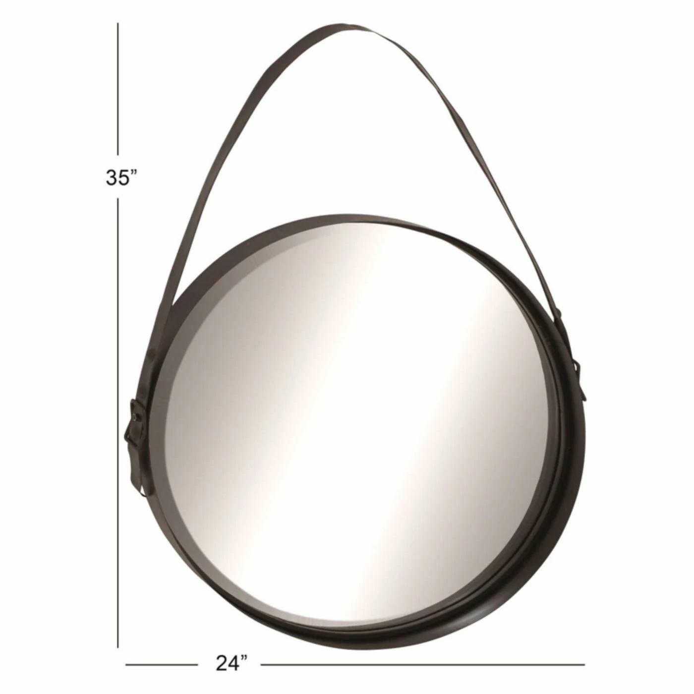 Best reviews of π DecMode 35 In. Round Wall Mirror β¨ - Image 2