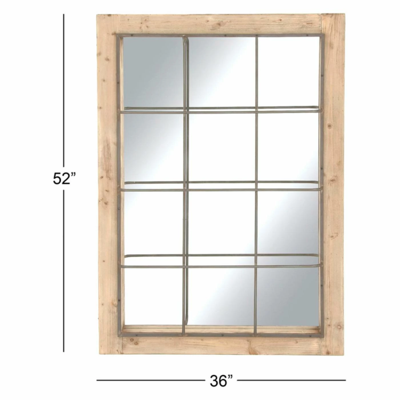 Coupon π DecMode 52 In. Wall Mirror 𧨠- Image 3