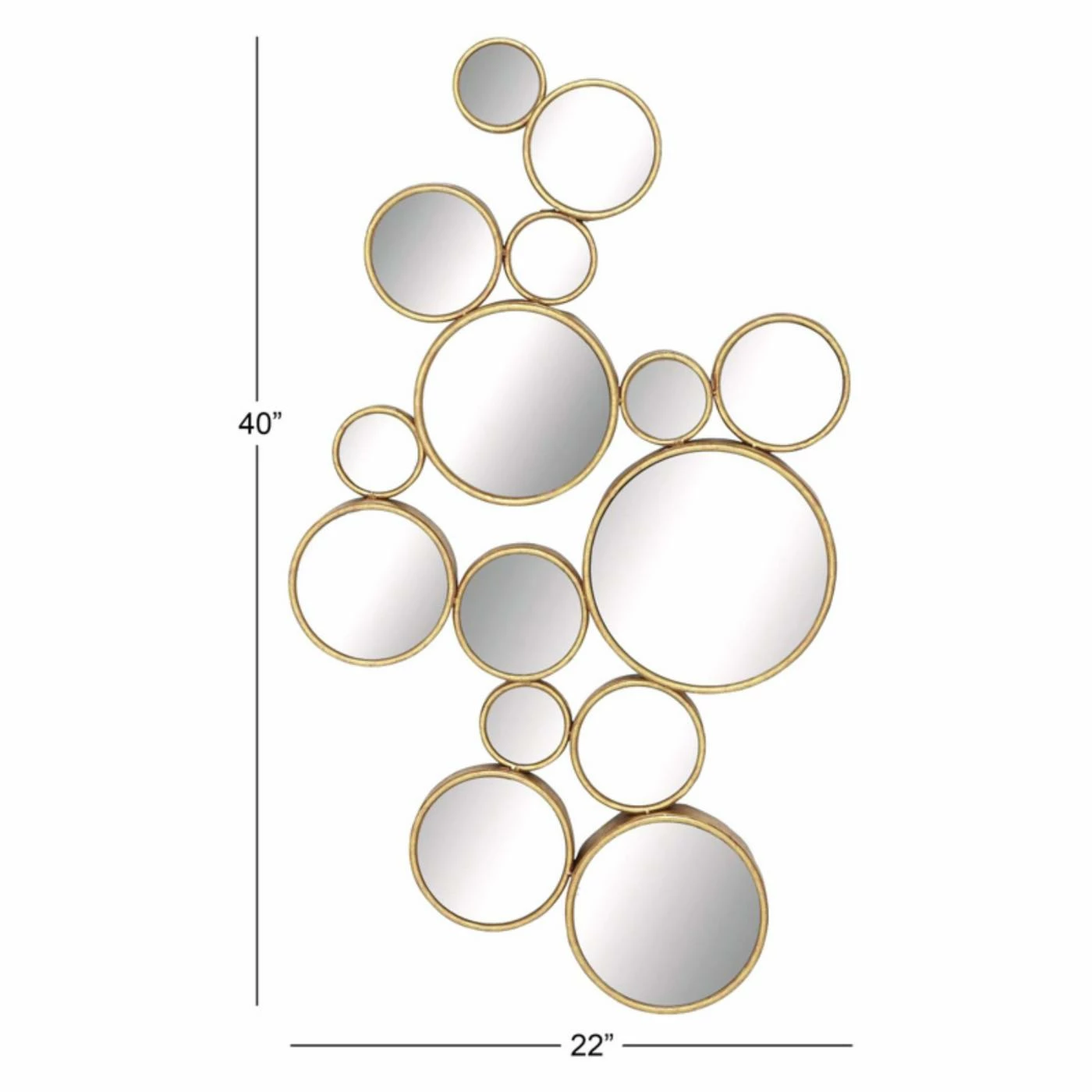 Budget โ๏ธ DecMode 40 In. Round Wall Mirror ๐ - Image 2