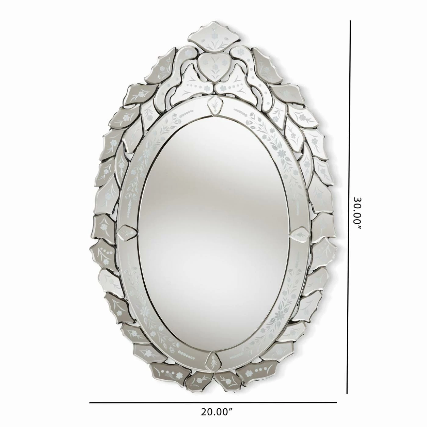 Cheapest β¨ Baxton Studio Livia Venetian Style Wall Mirror - 20W X 30.25H In. π - Image 3